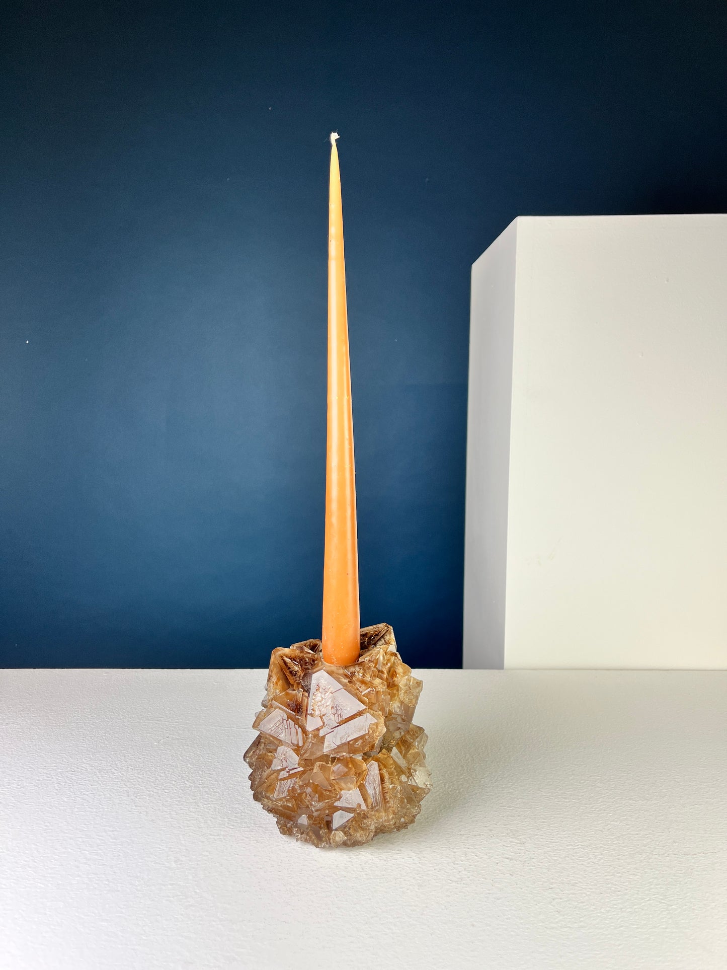 Candlestick Holder - Chocolate brown