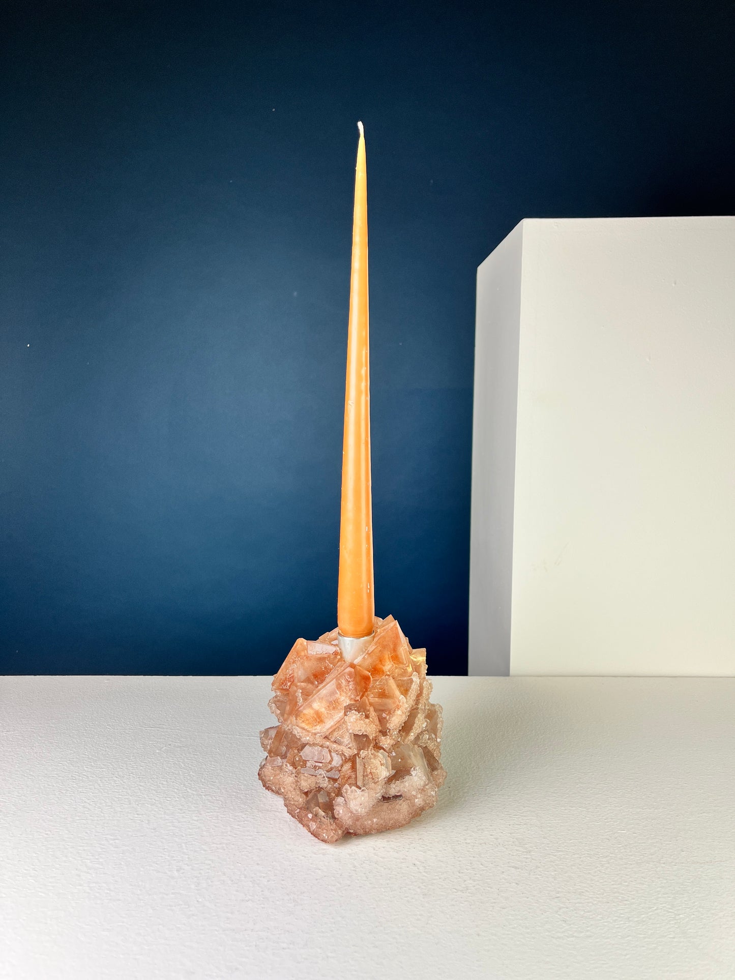 Candlestick Holder - Coral brown