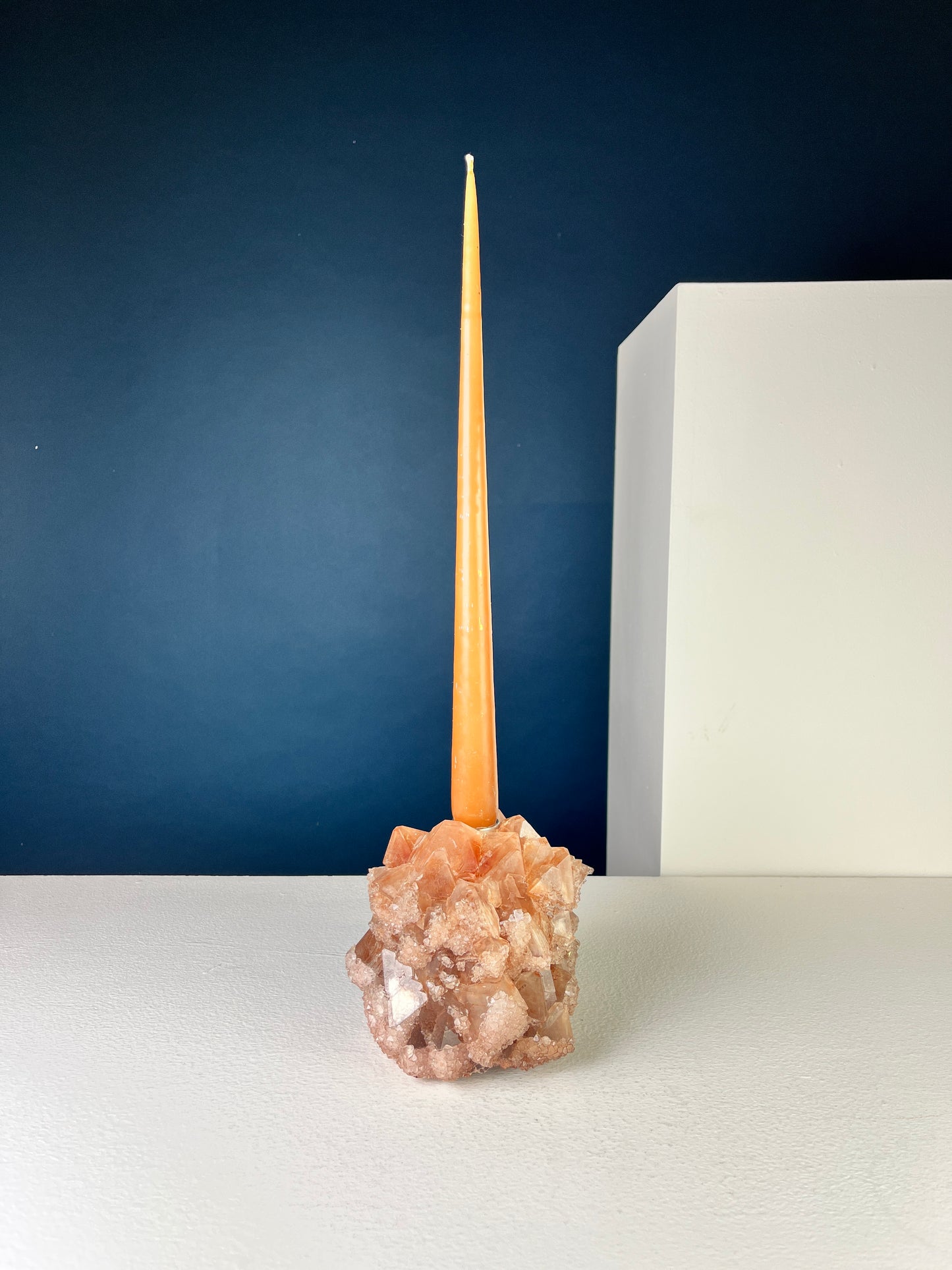 Candlestick Holder - Coral brown