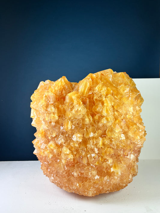 Crystal Vase Large - Pumpkin