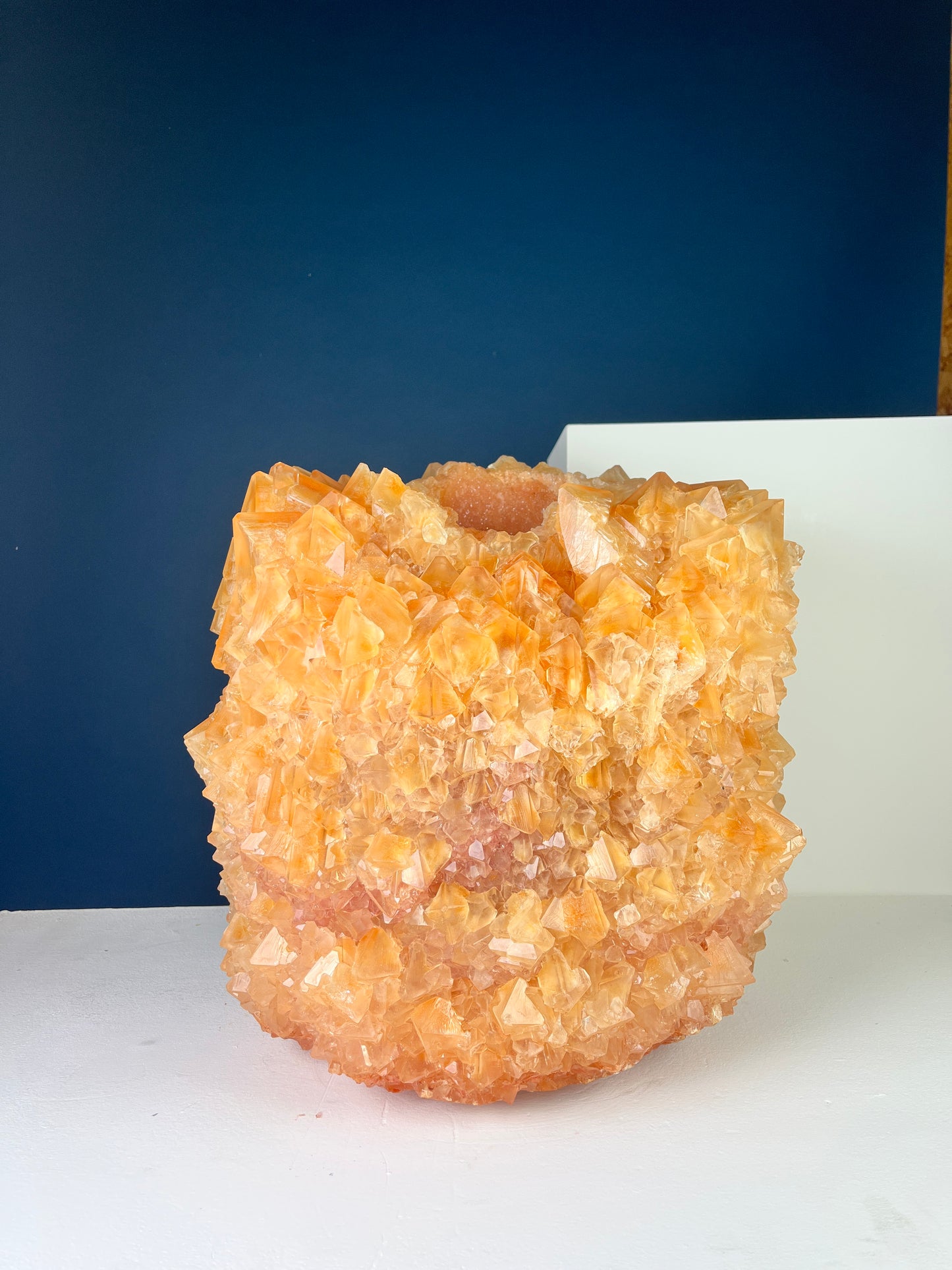 Crystal Vase Large - Carrot
