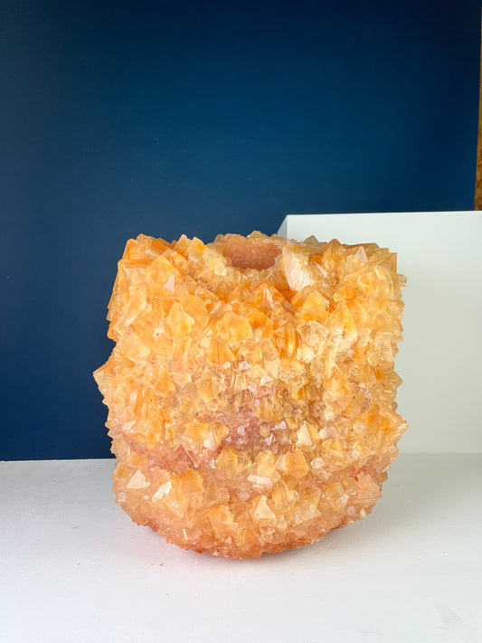 Crystal Vase Large - Carrot