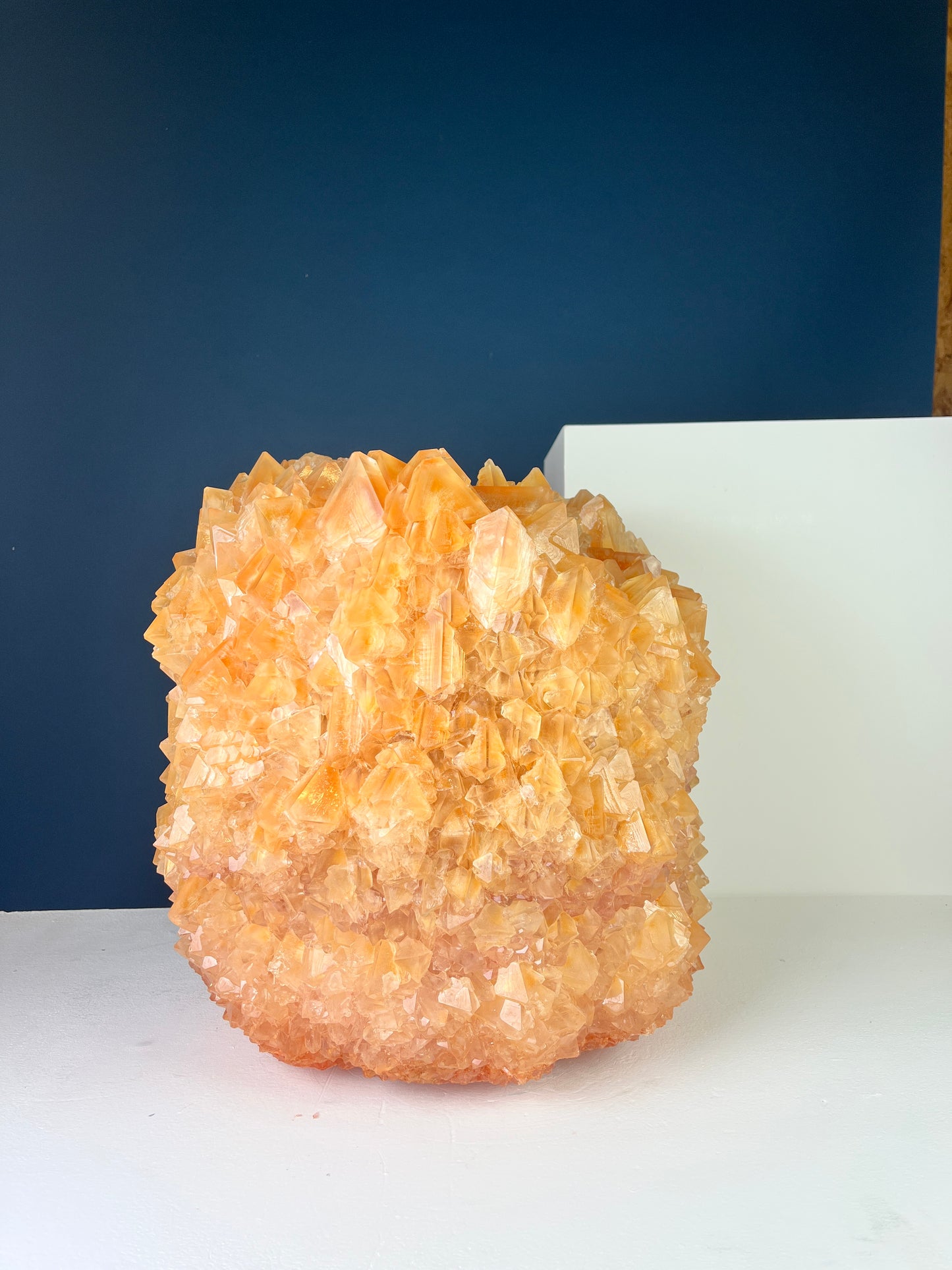 Crystal Vase Large - Carrot