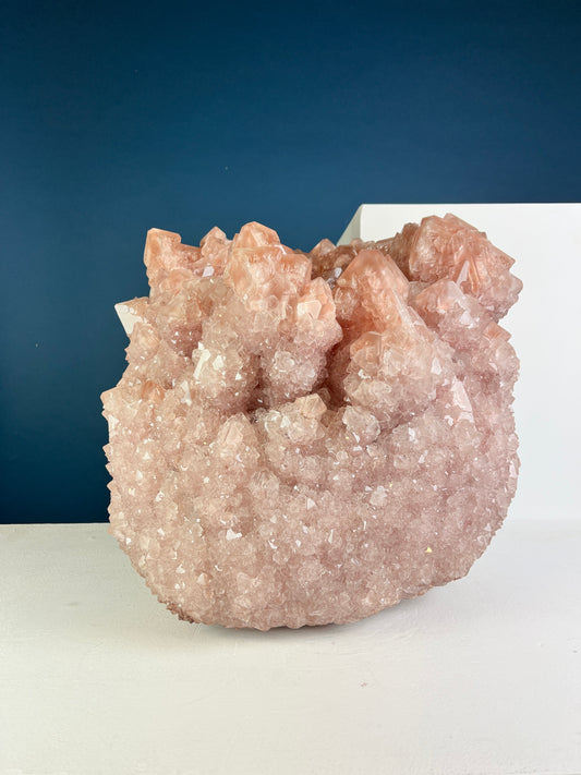 Crystal Vase Large - Soft caramel