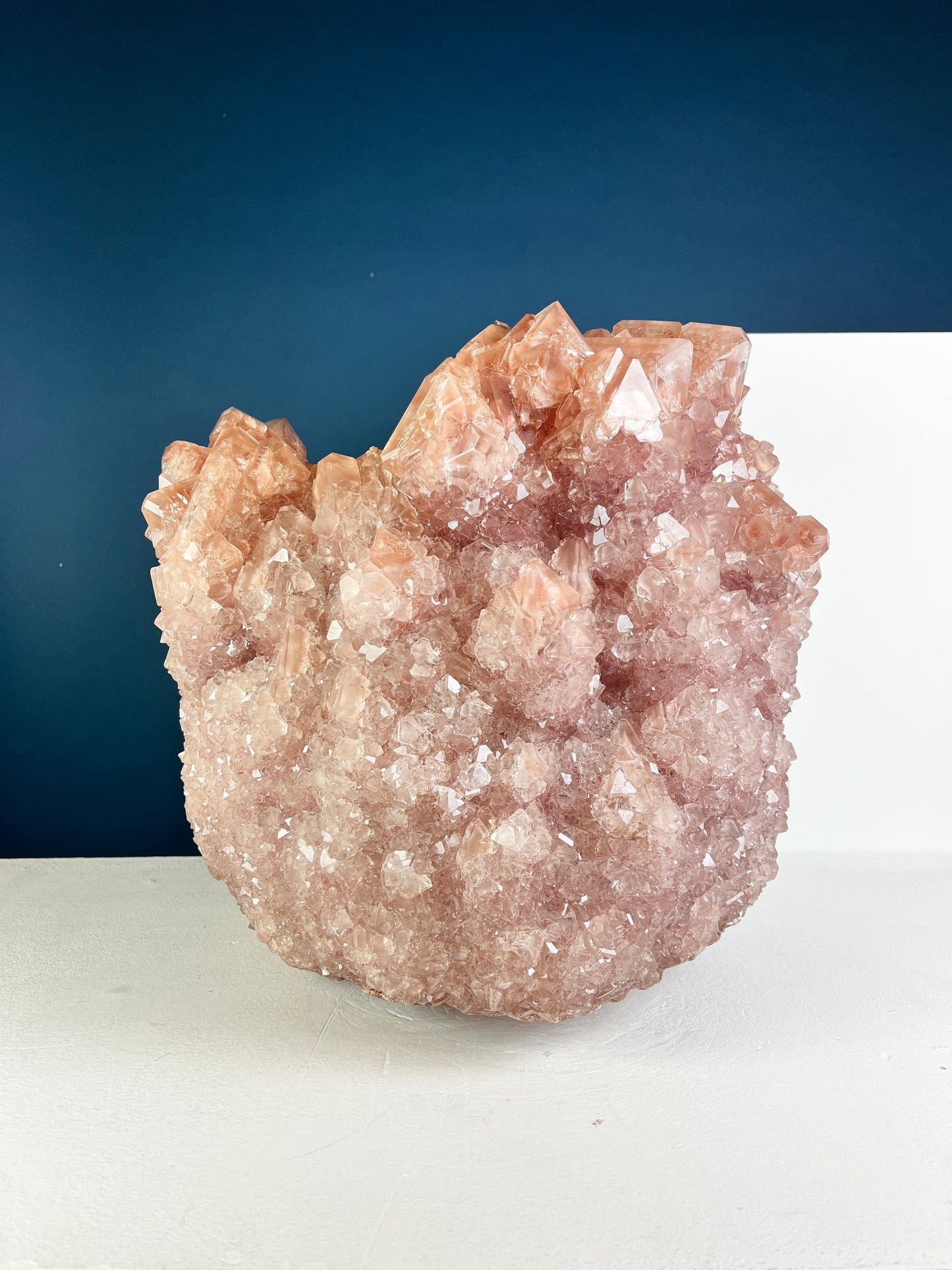 Crystal Vase Large - Soft caramel
