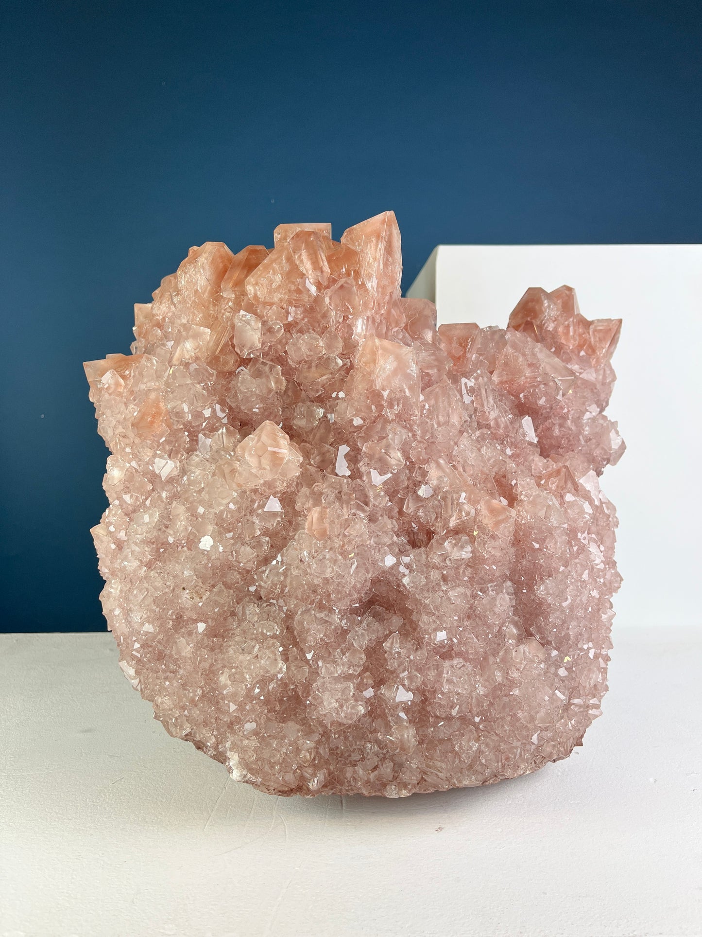 Crystal Vase Large - Soft caramel