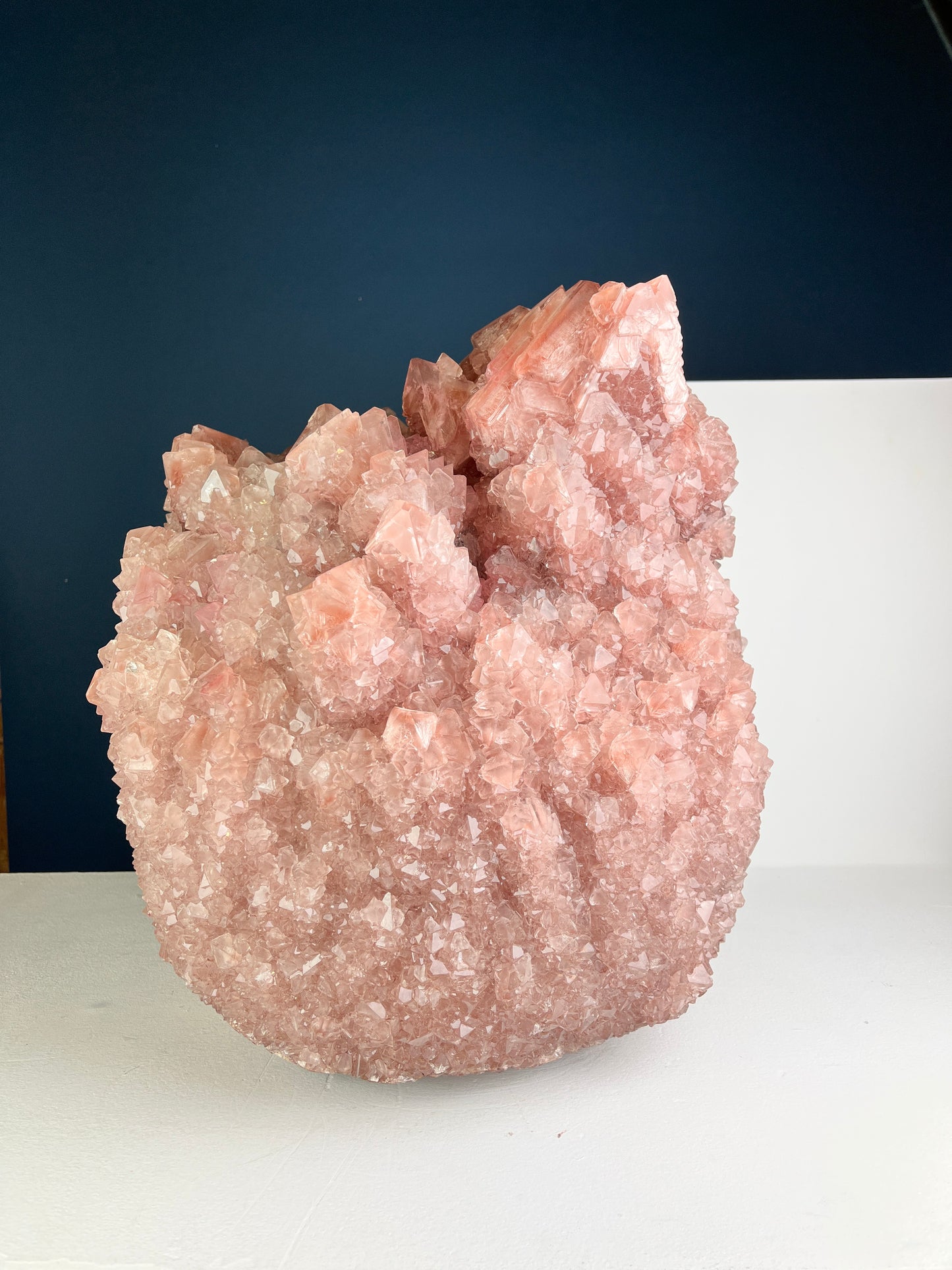 Crystal Vase Large - Dusty pink