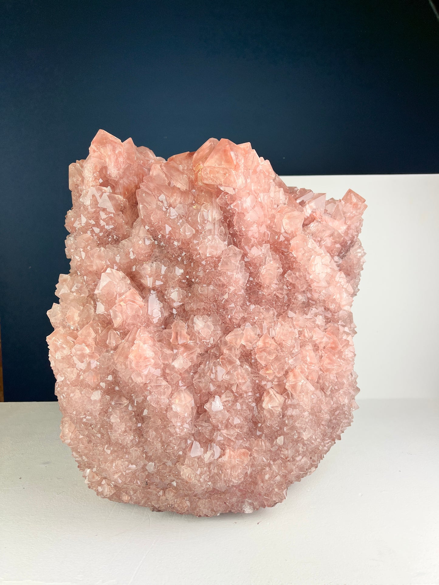 Crystal Vase Large - Dusty pink
