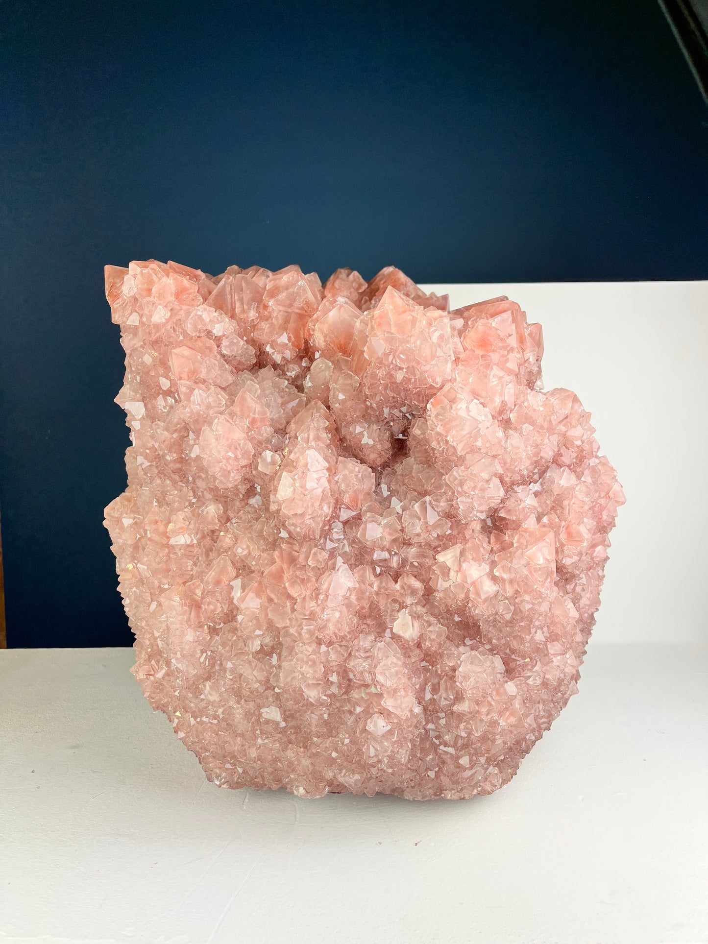 Crystal Vase Large - Dusty pink