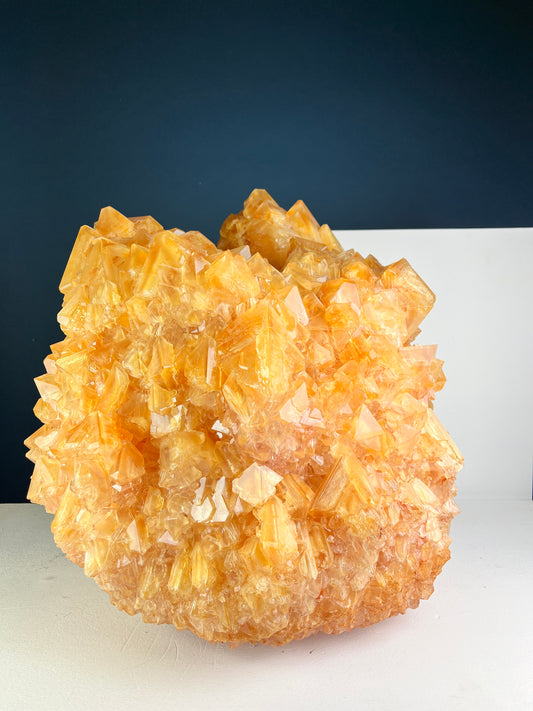 Crystal Vase Large - Orange