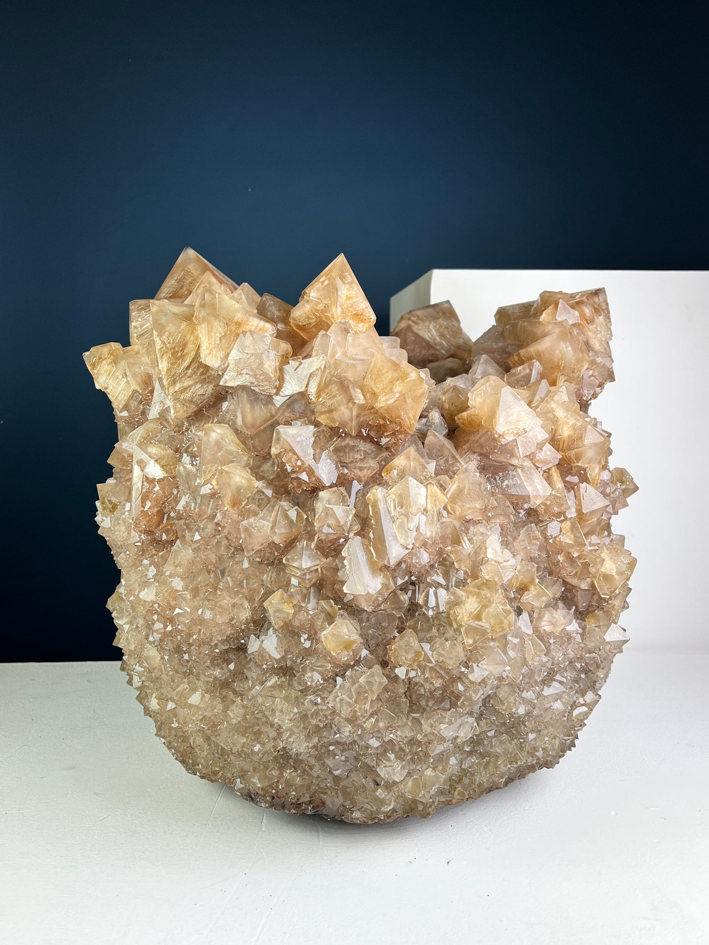 Crystal Vase Large - Ecru