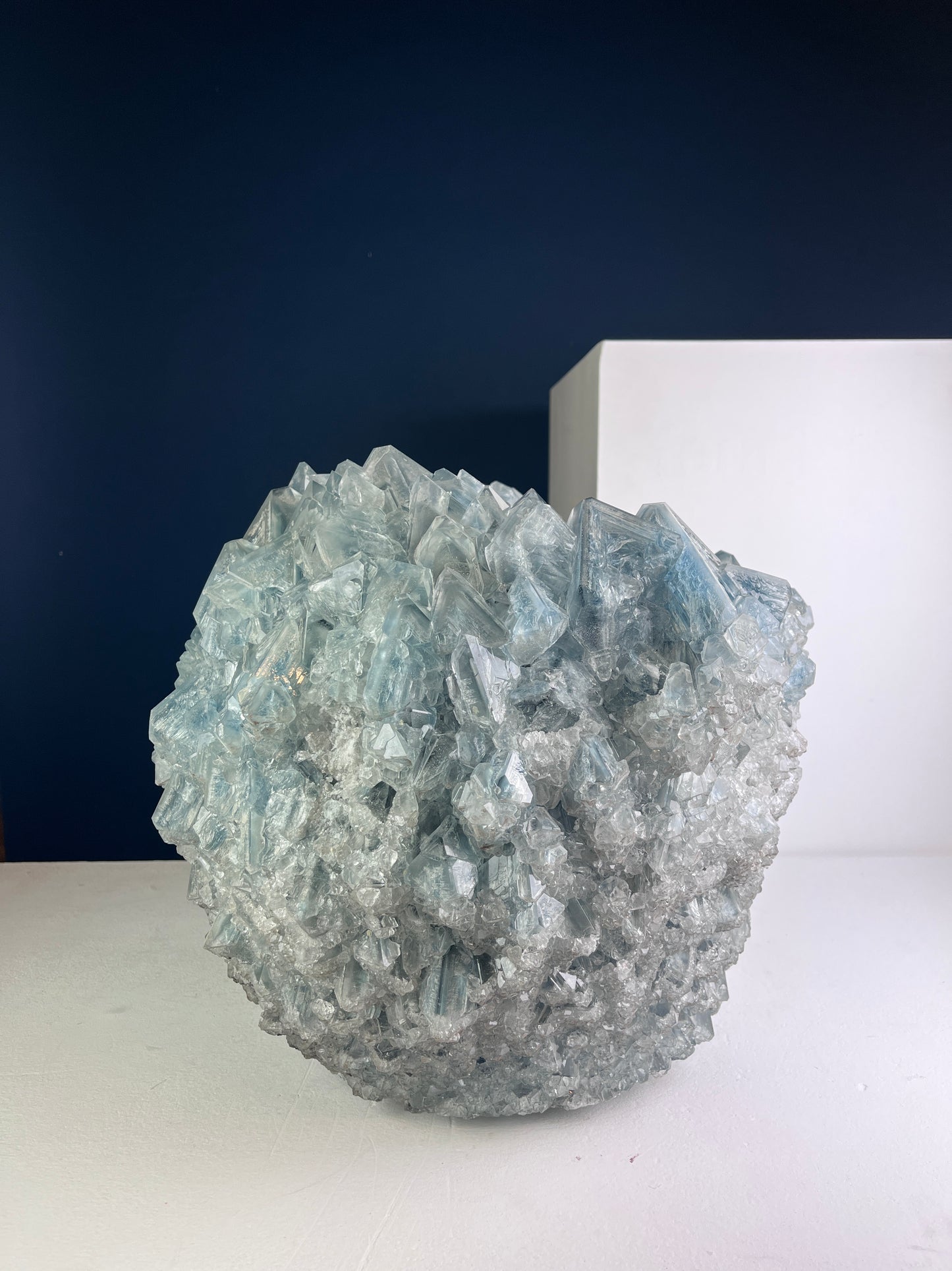 Crystal Vase Large - Steely