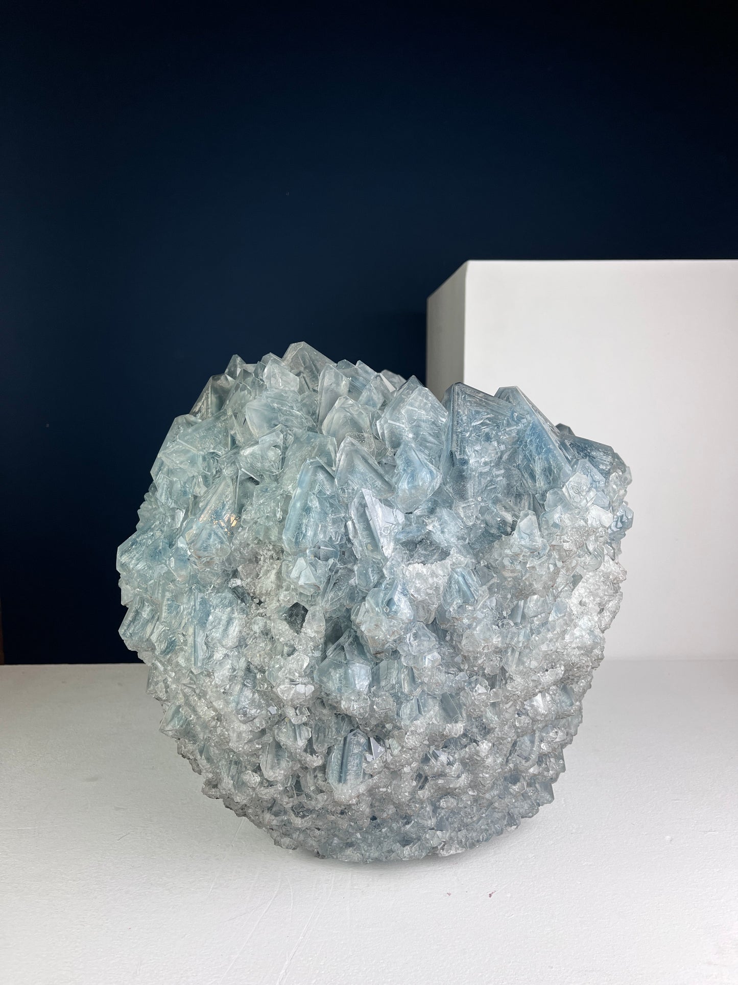 Crystal Vase Large - Steely