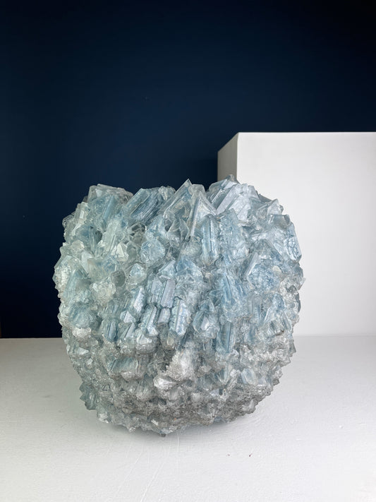 Crystal Vase Large - Steely