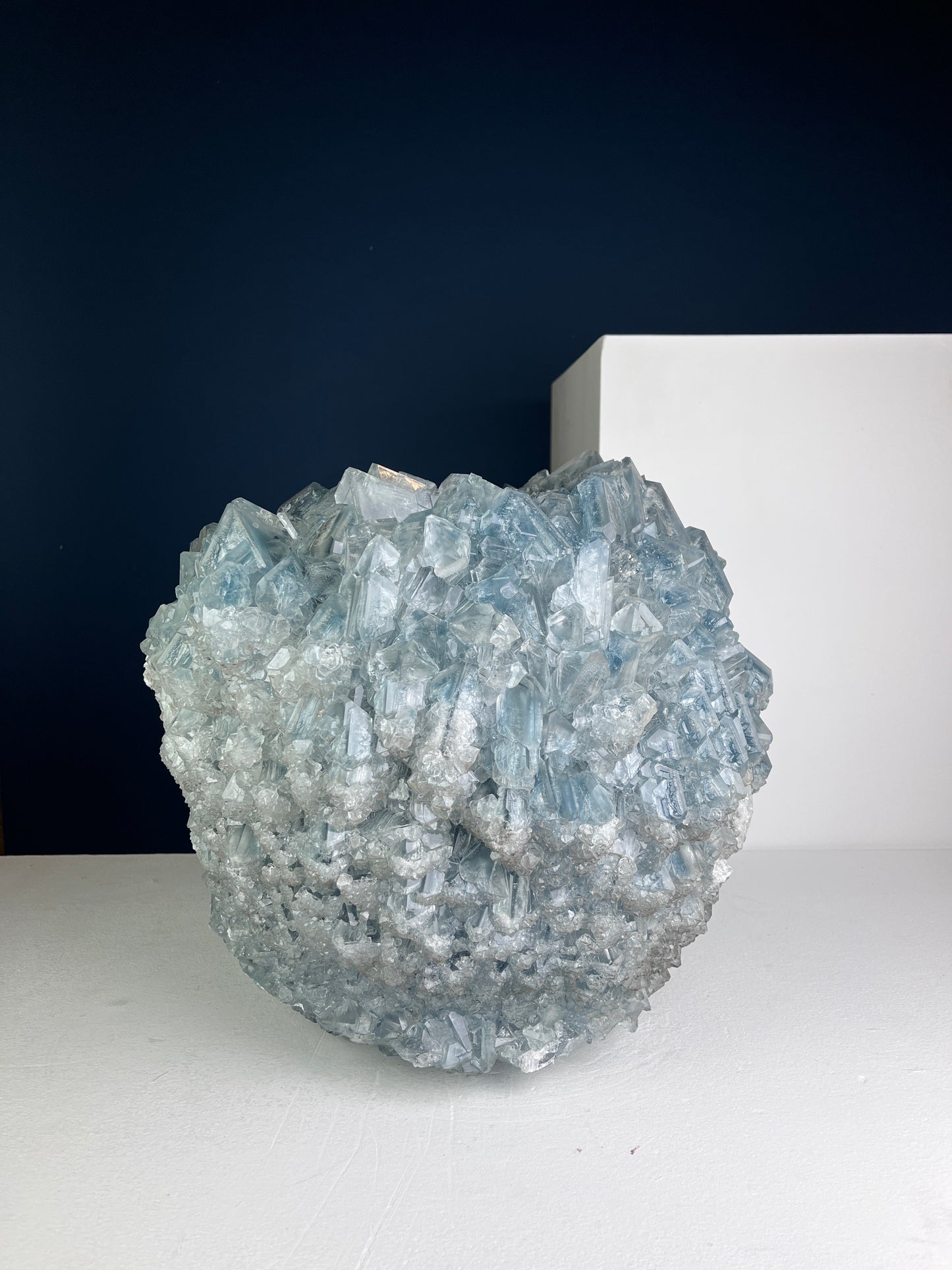 Crystal Vase Large - Steely