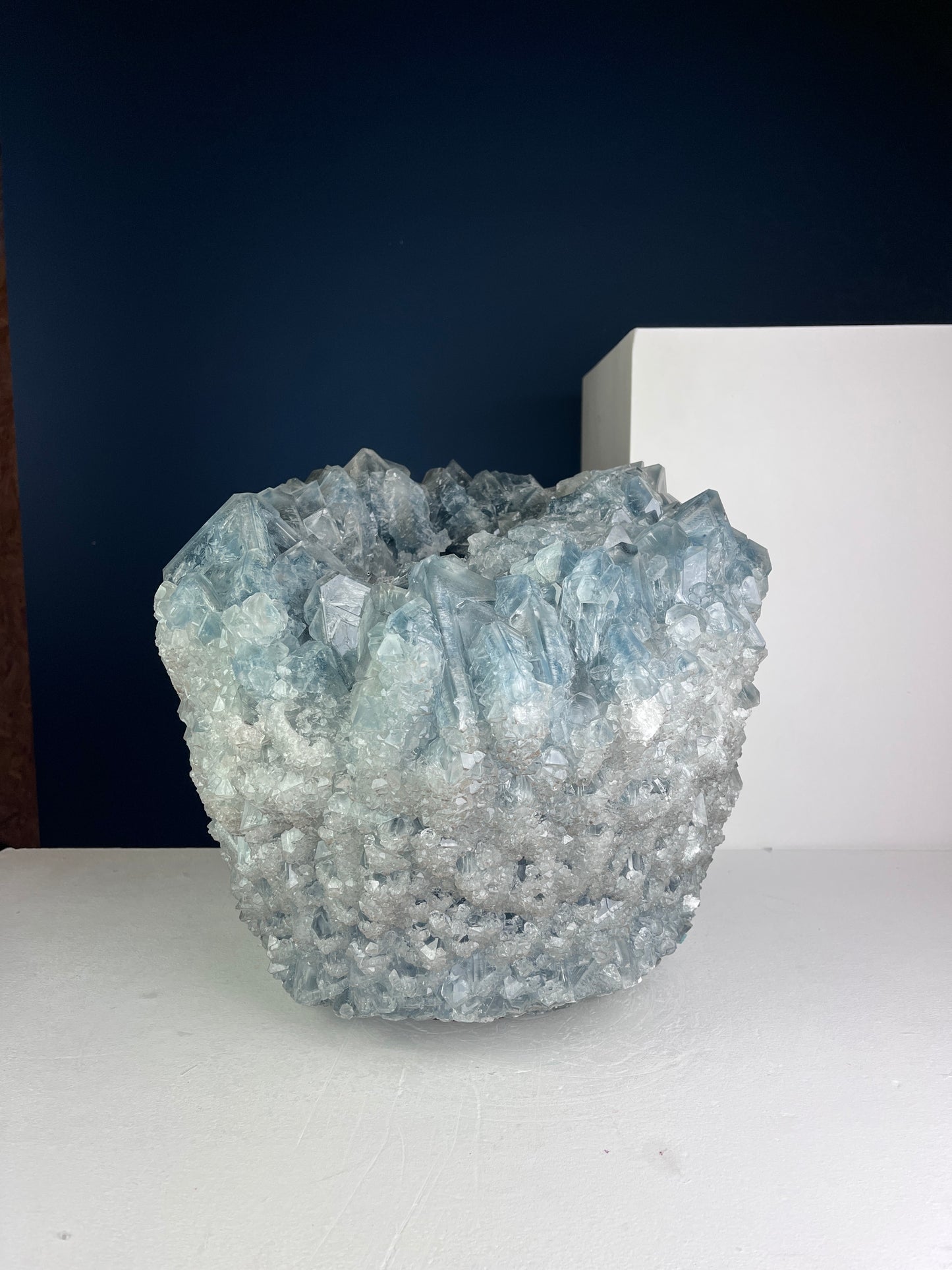 Crystal Vase Large - Steely