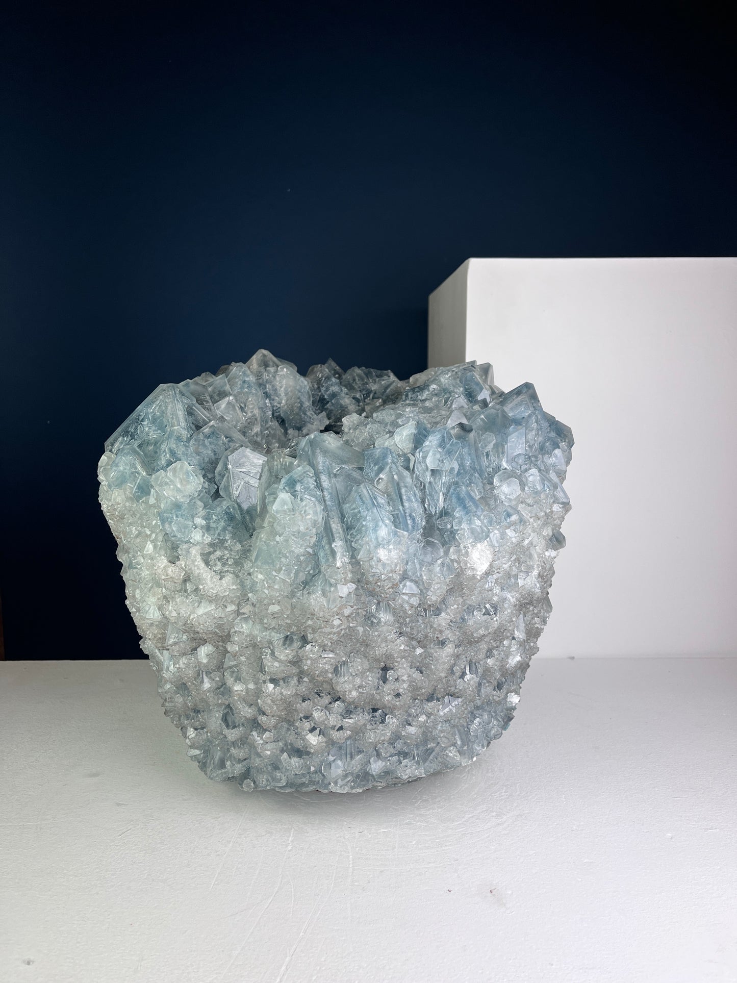 Crystal Vase Large - Steely