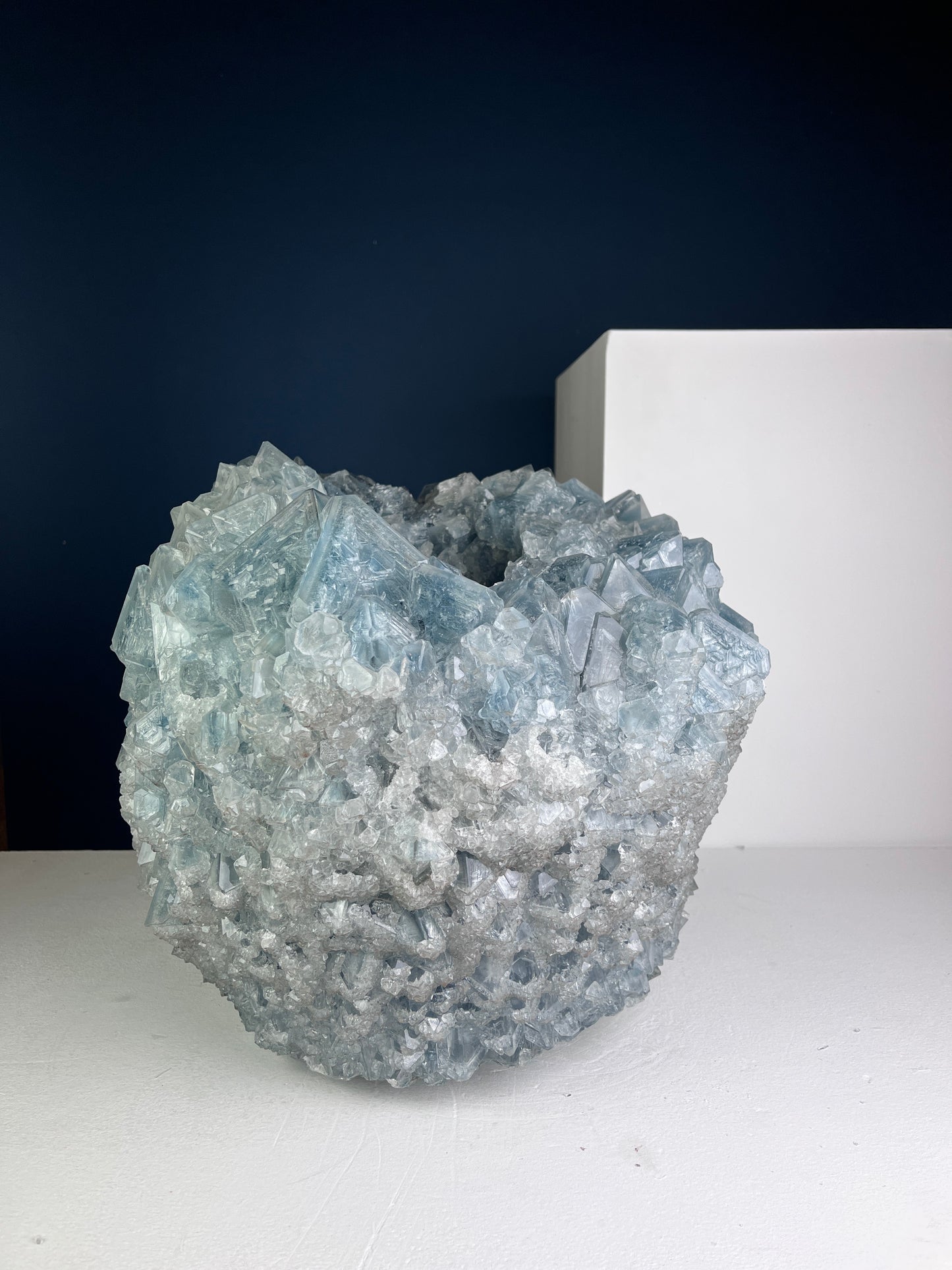 Crystal Vase Large - Steely