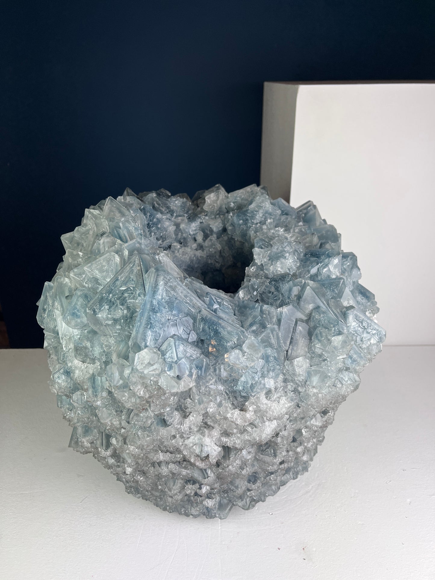 Crystal Vase Large - Steely