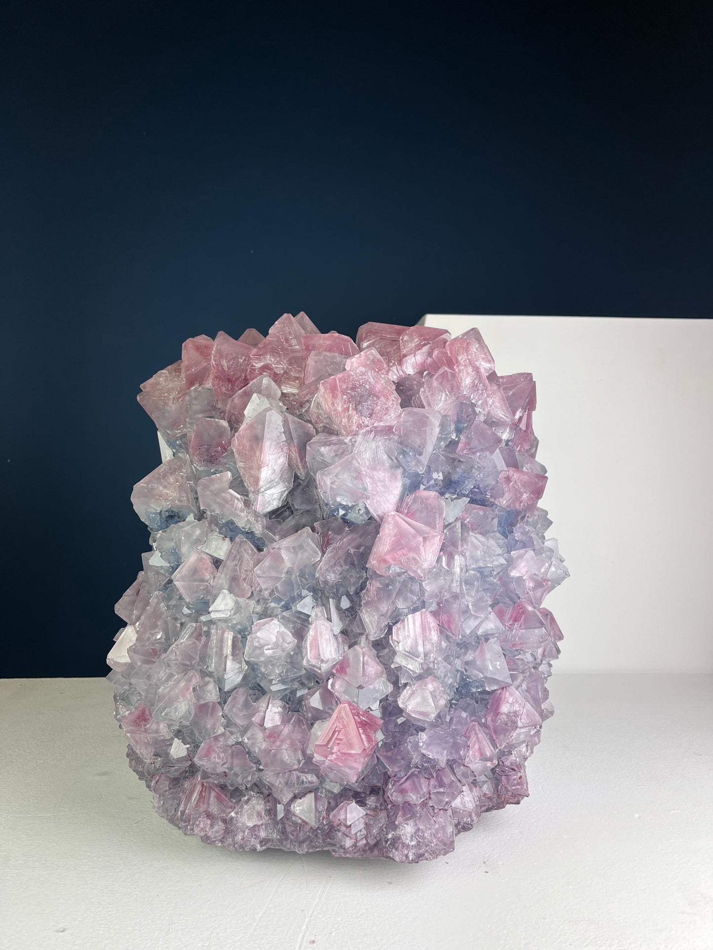 Crystal Vase Large - Mauve
