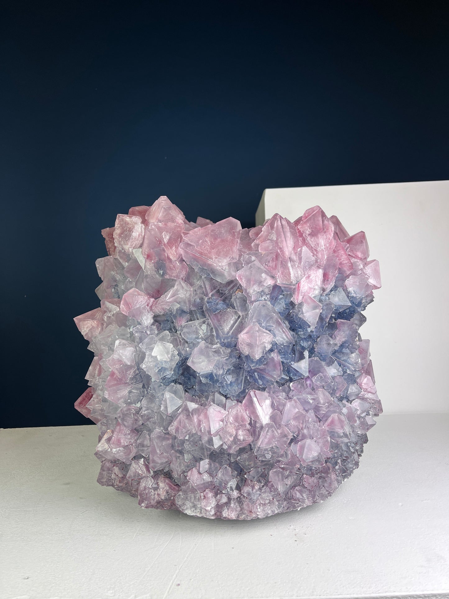 Crystal Vase Large - Mauve