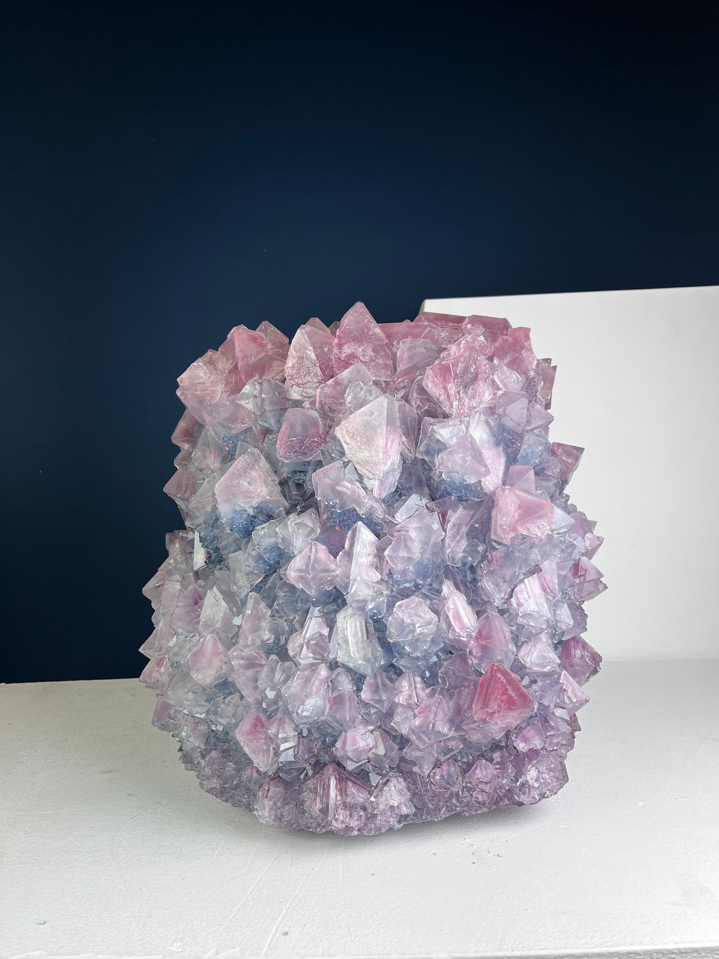 Crystal Vase Large - Mauve