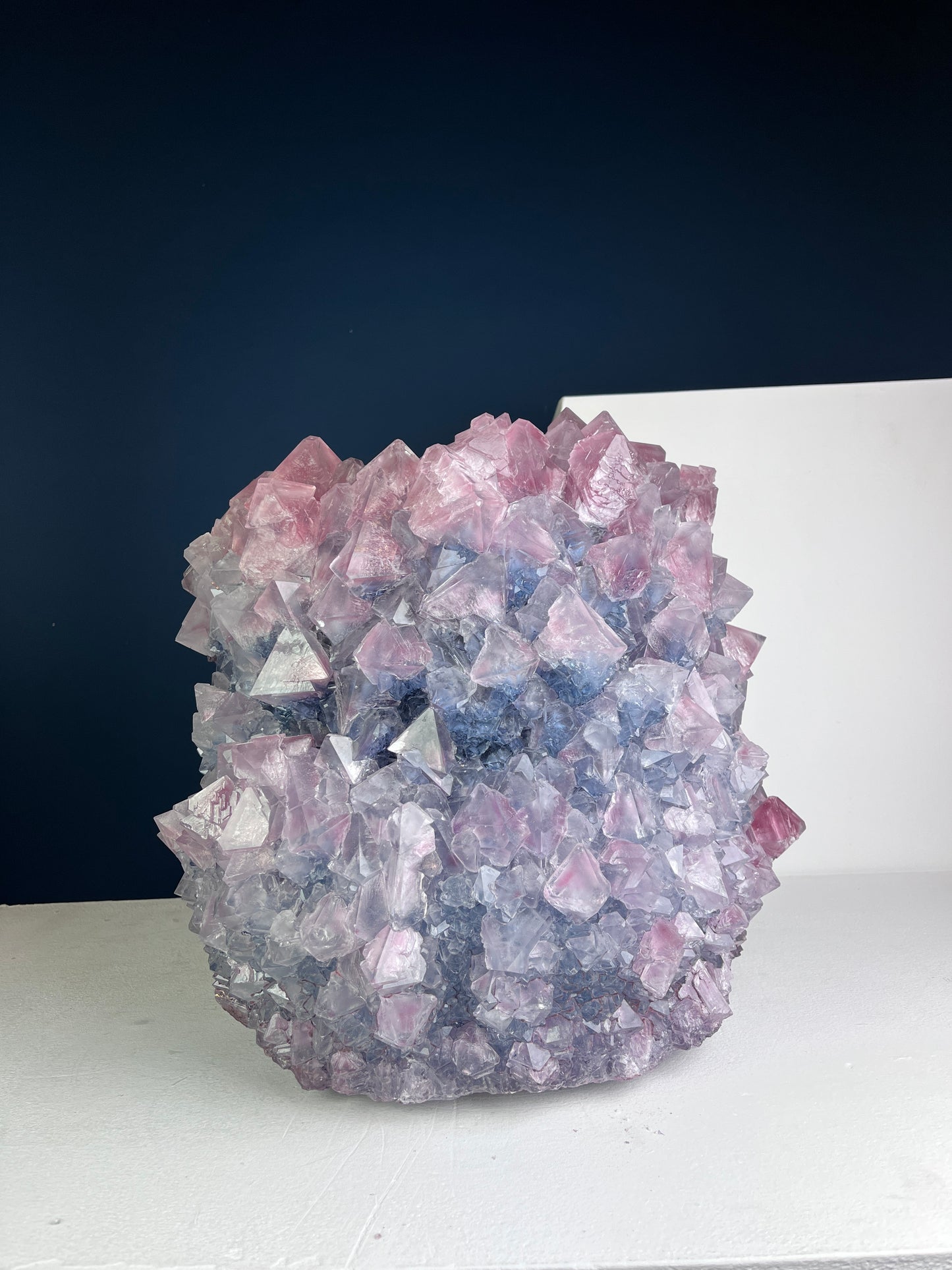 Crystal Vase Large - Mauve