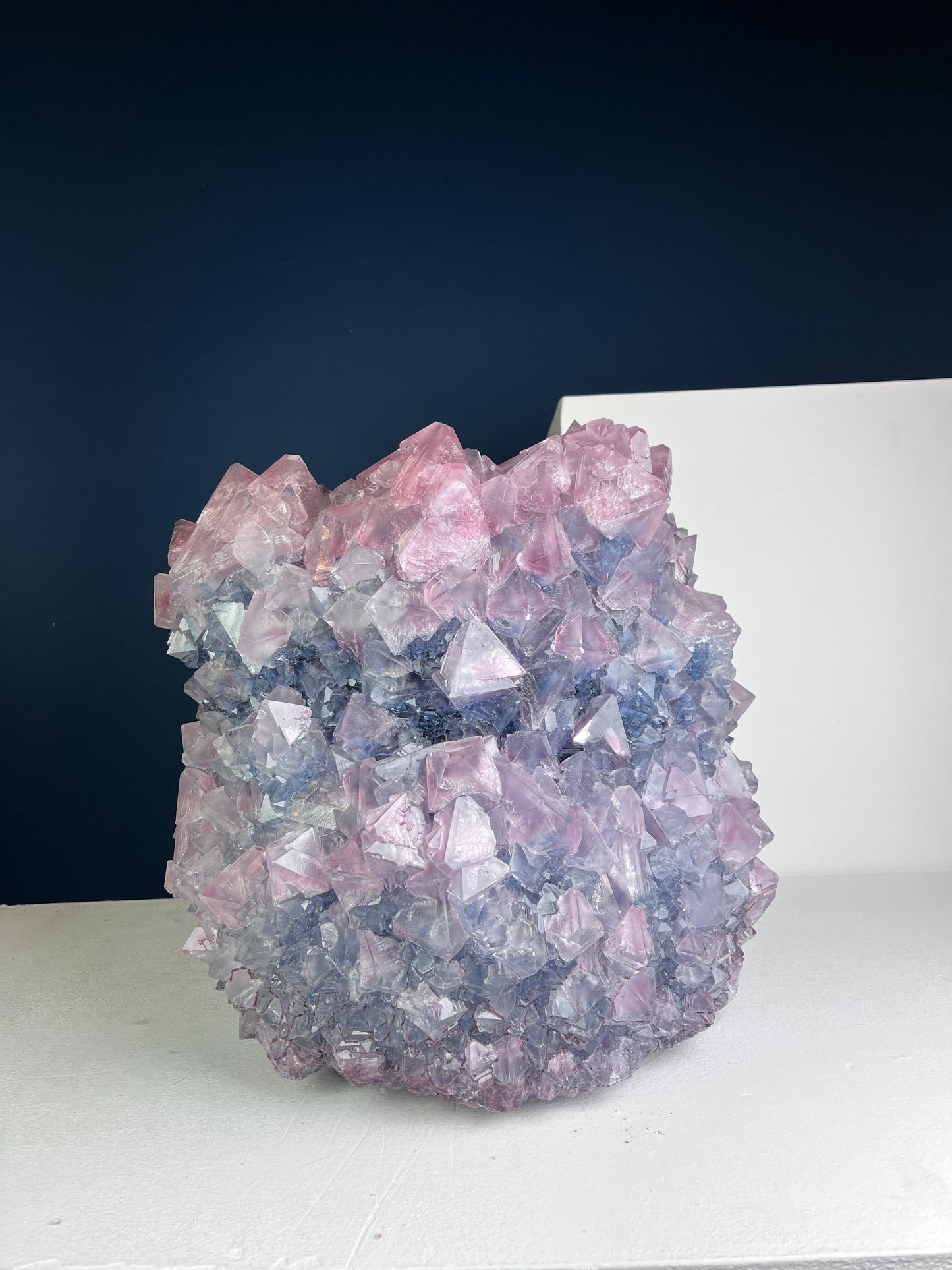 Crystal Vase Large - Mauve