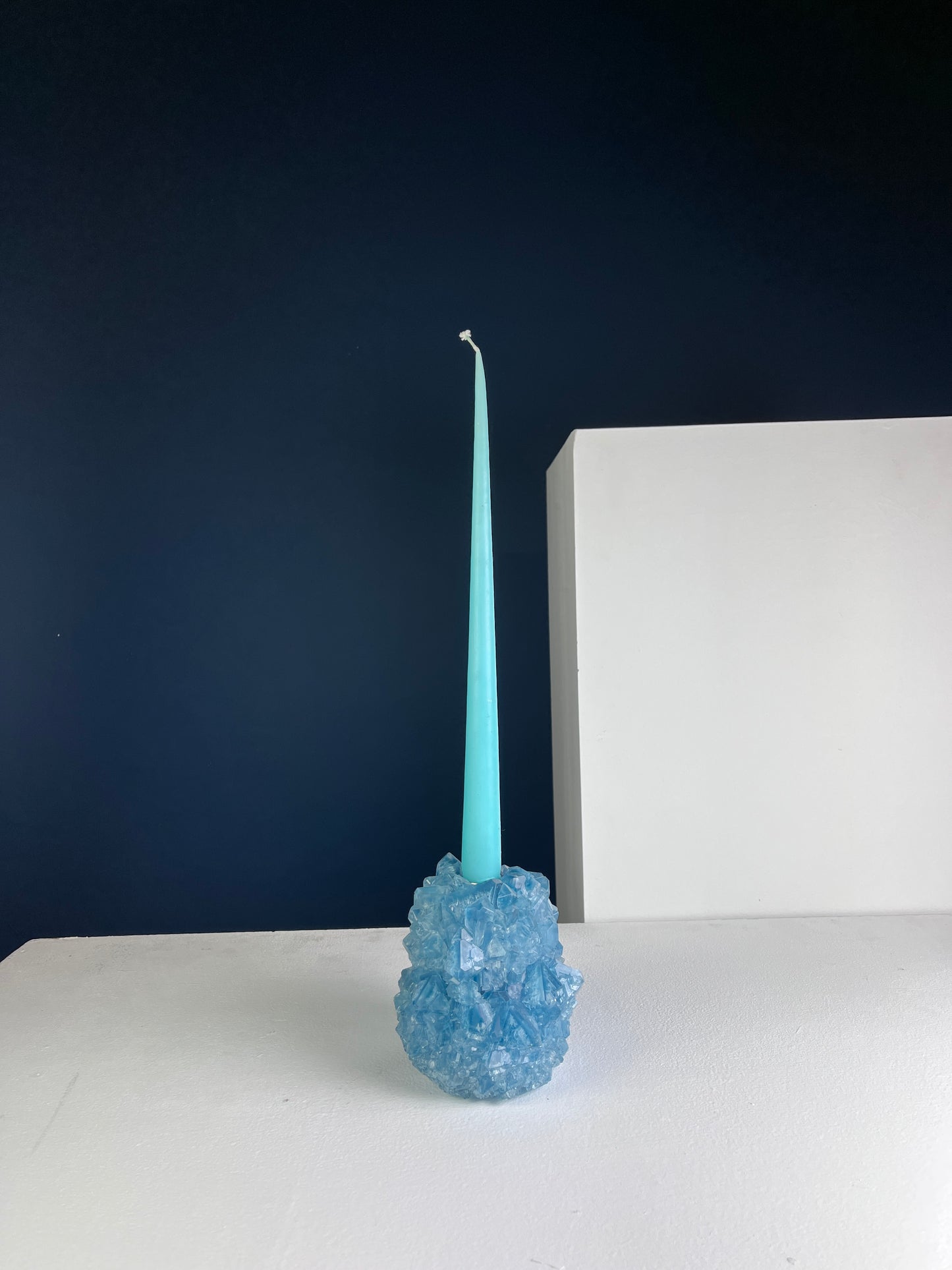 Candlestick Holder - Azure blue