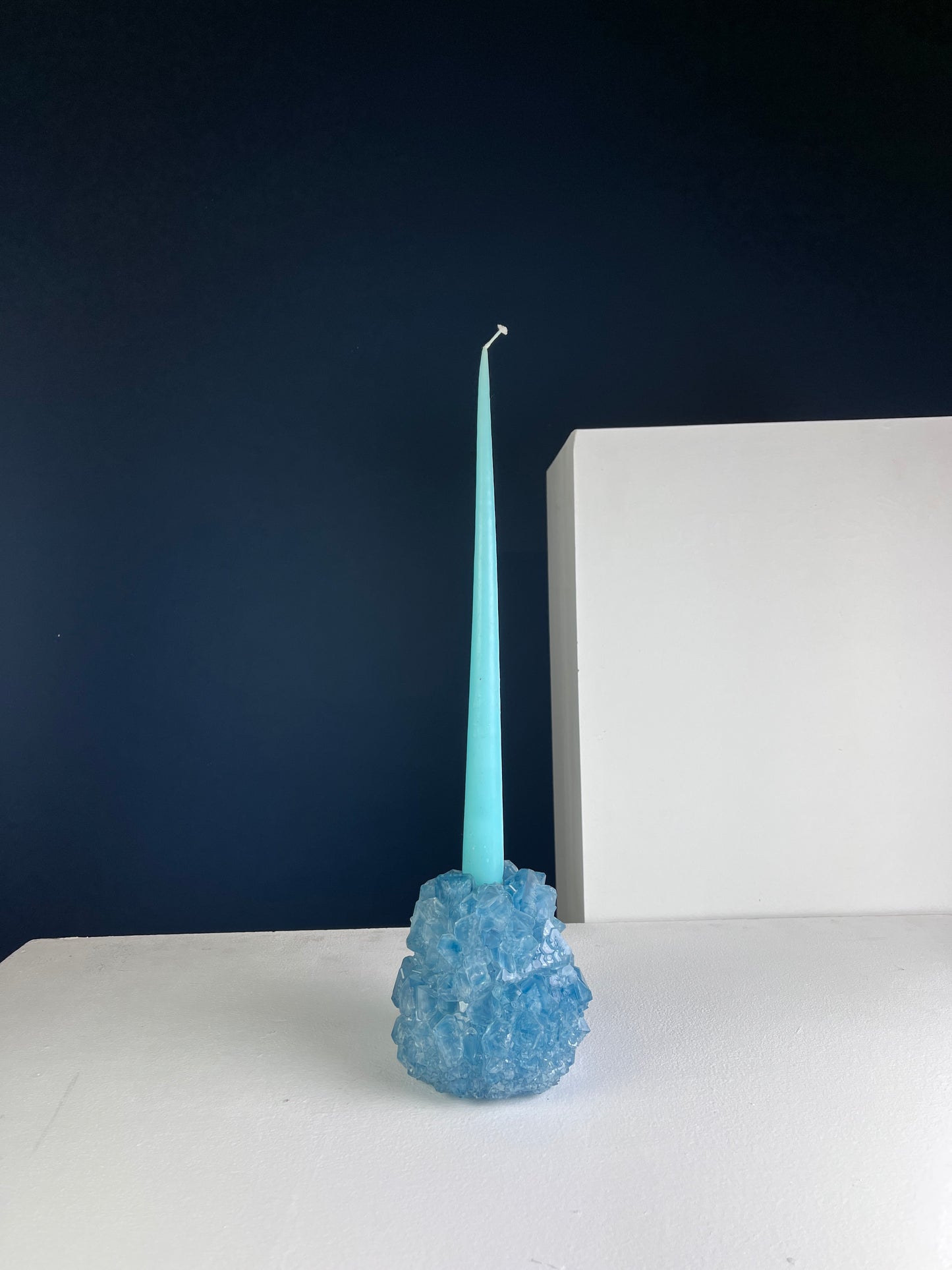 Candlestick Holder - Azure blue