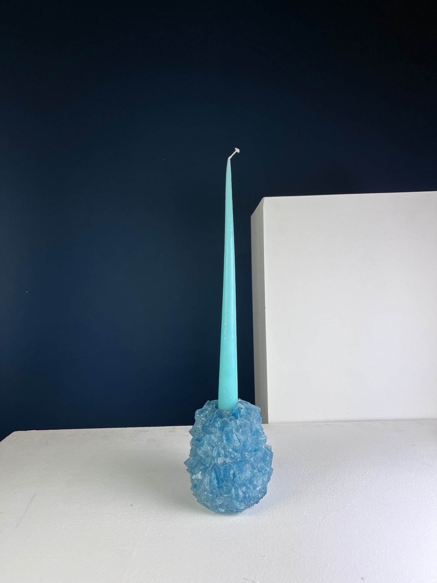 Candlestick Holder - Azure blue