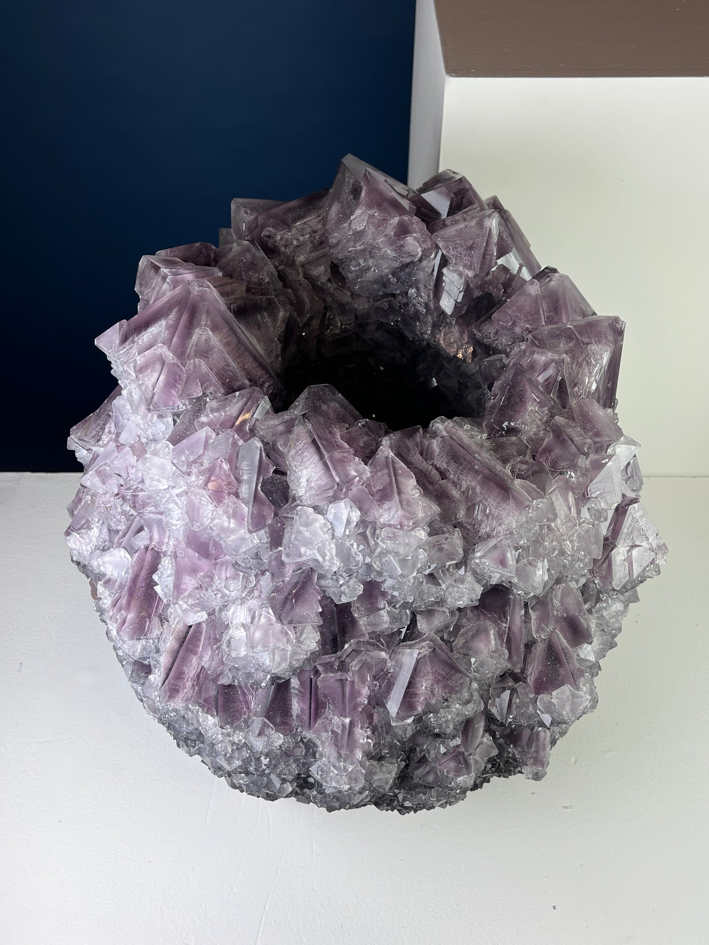 Crystal Vase Large -  Amethyst
