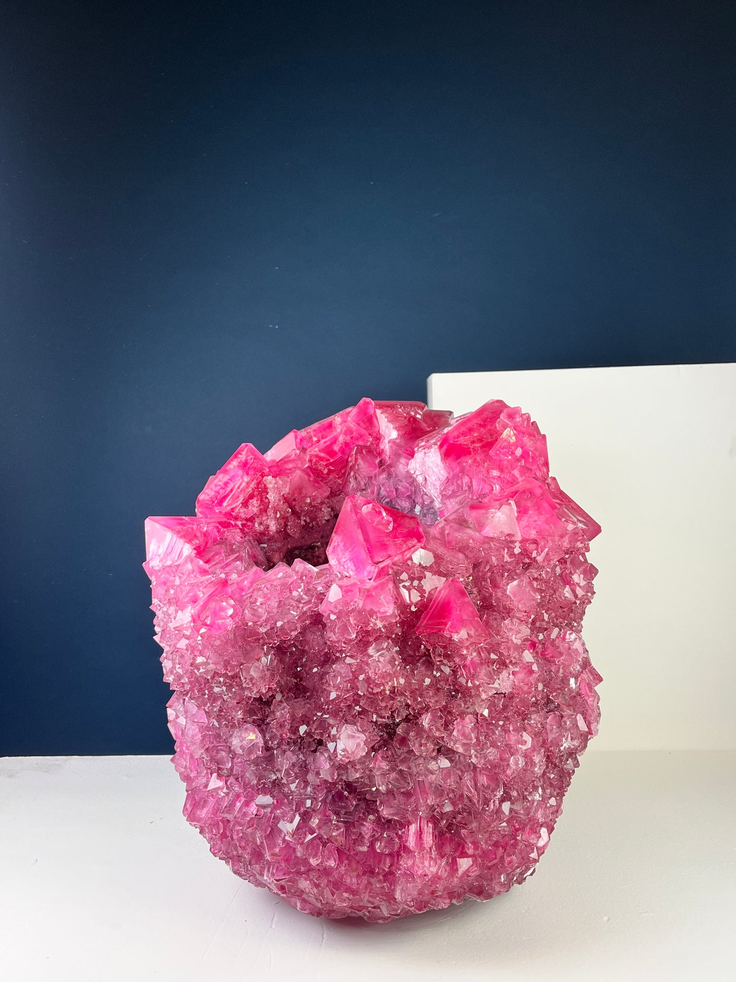 Crystal Vase Large -  Orchid