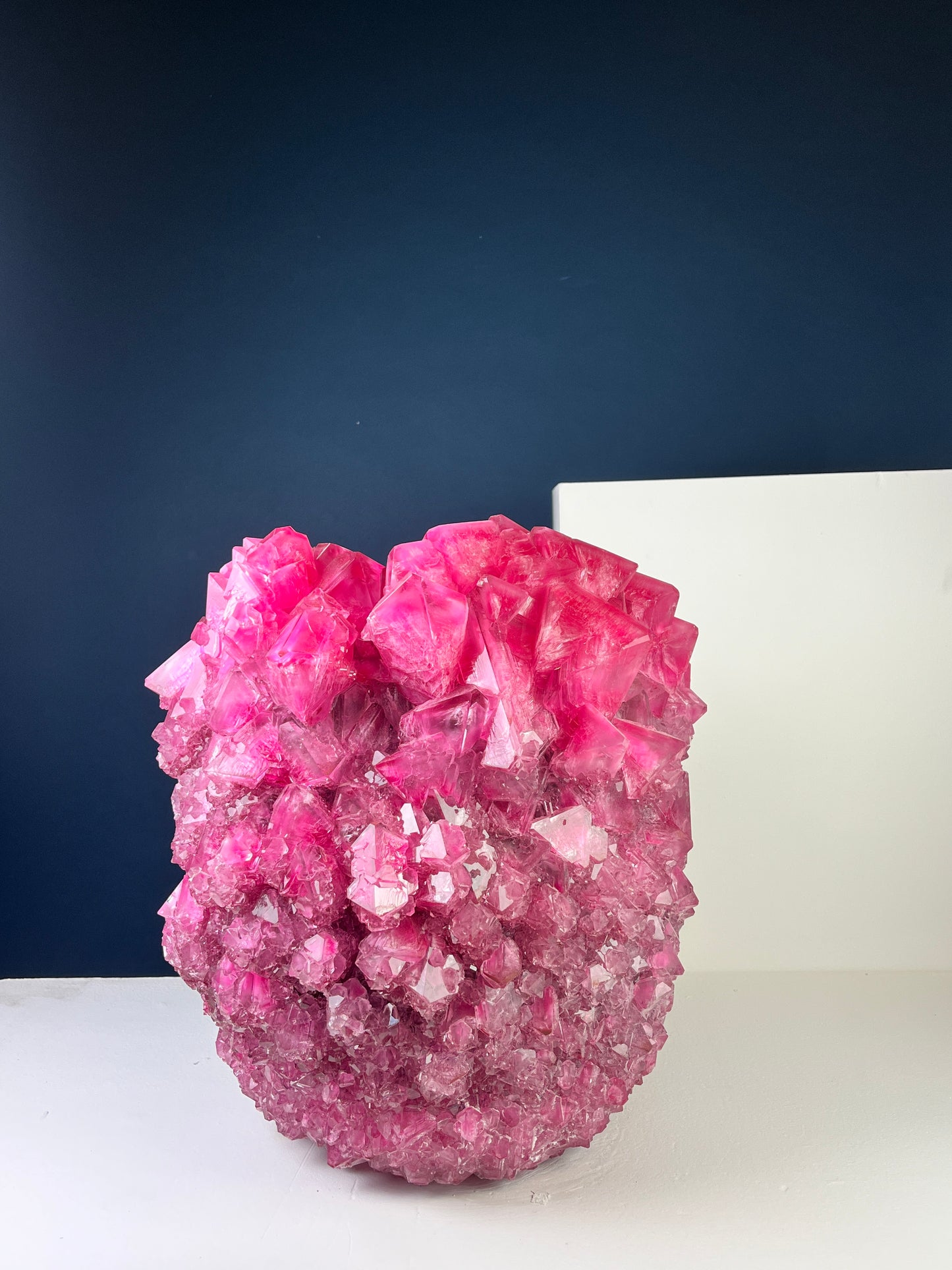 Crystal Vase Large -  Orchid