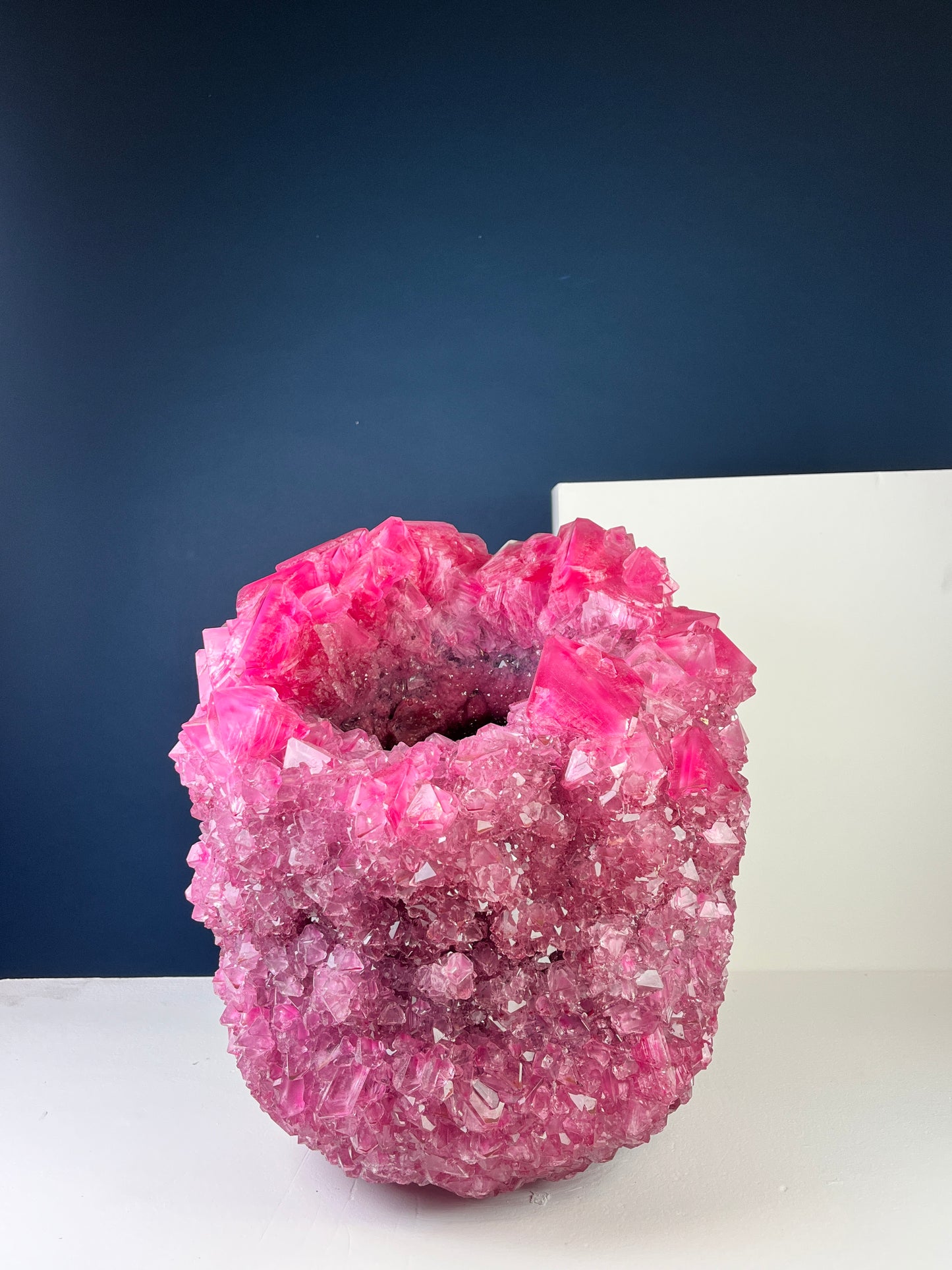 Crystal Vase Large -  Orchid