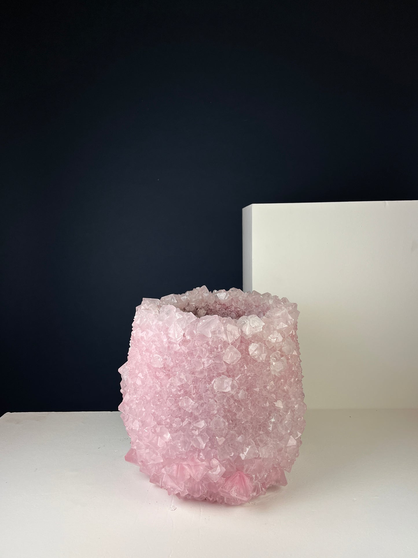 Crystal Vase Large -  Soft pink
