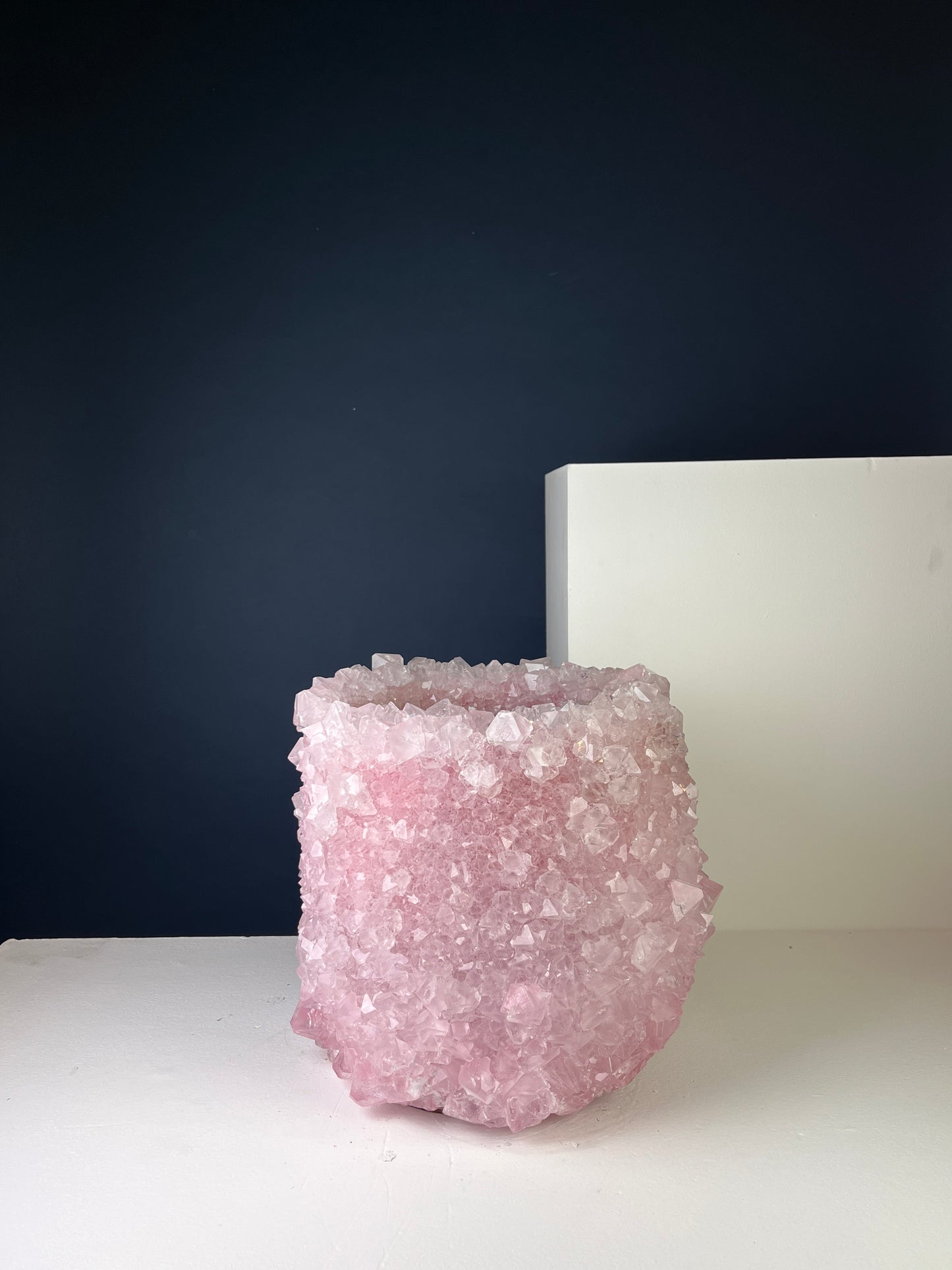 Crystal Vase Large -  Soft pink
