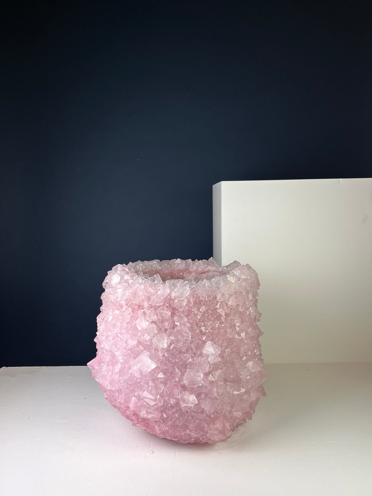 Crystal Vase Large -  Soft pink