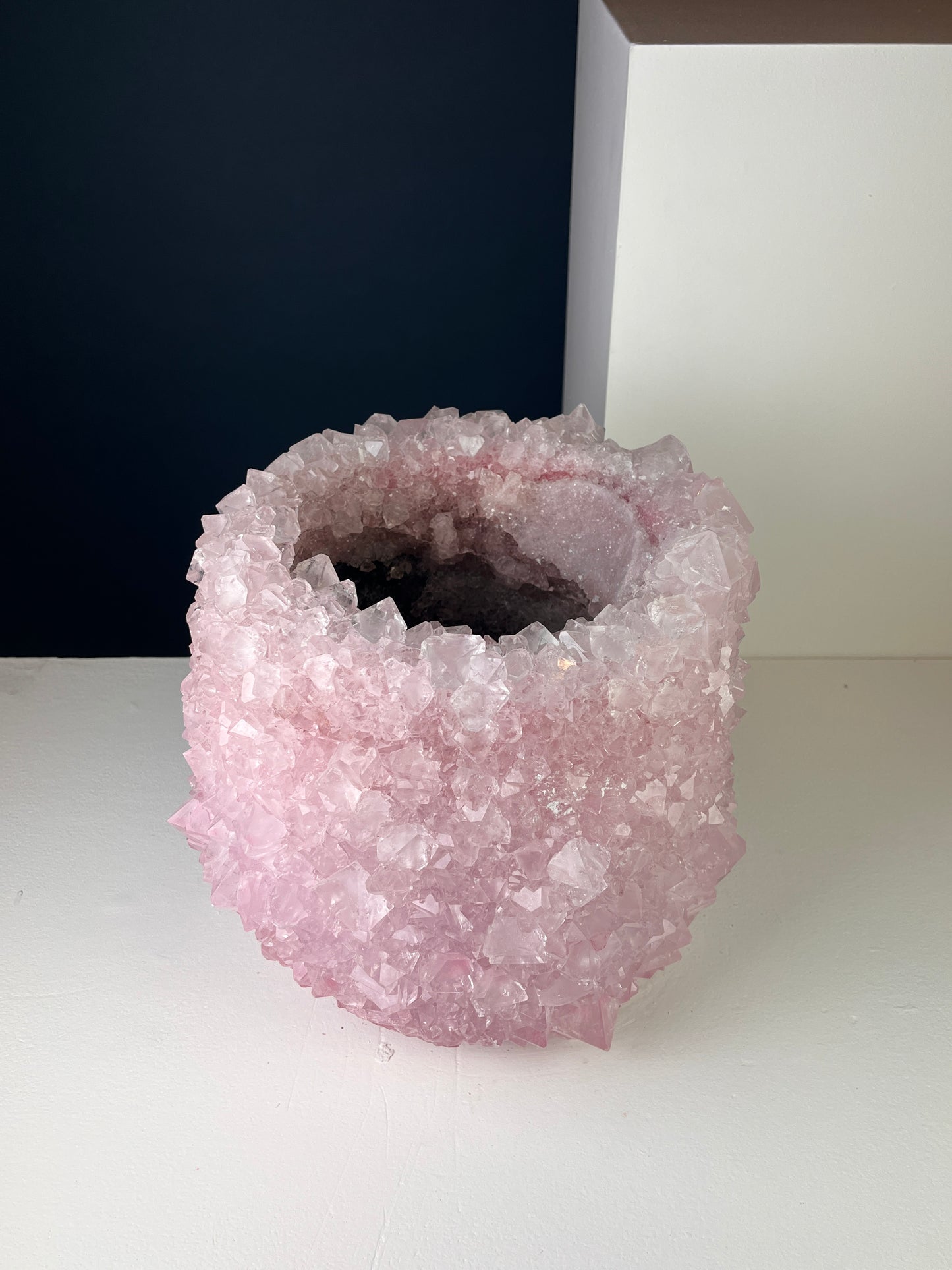 Crystal Vase Large -  Soft pink