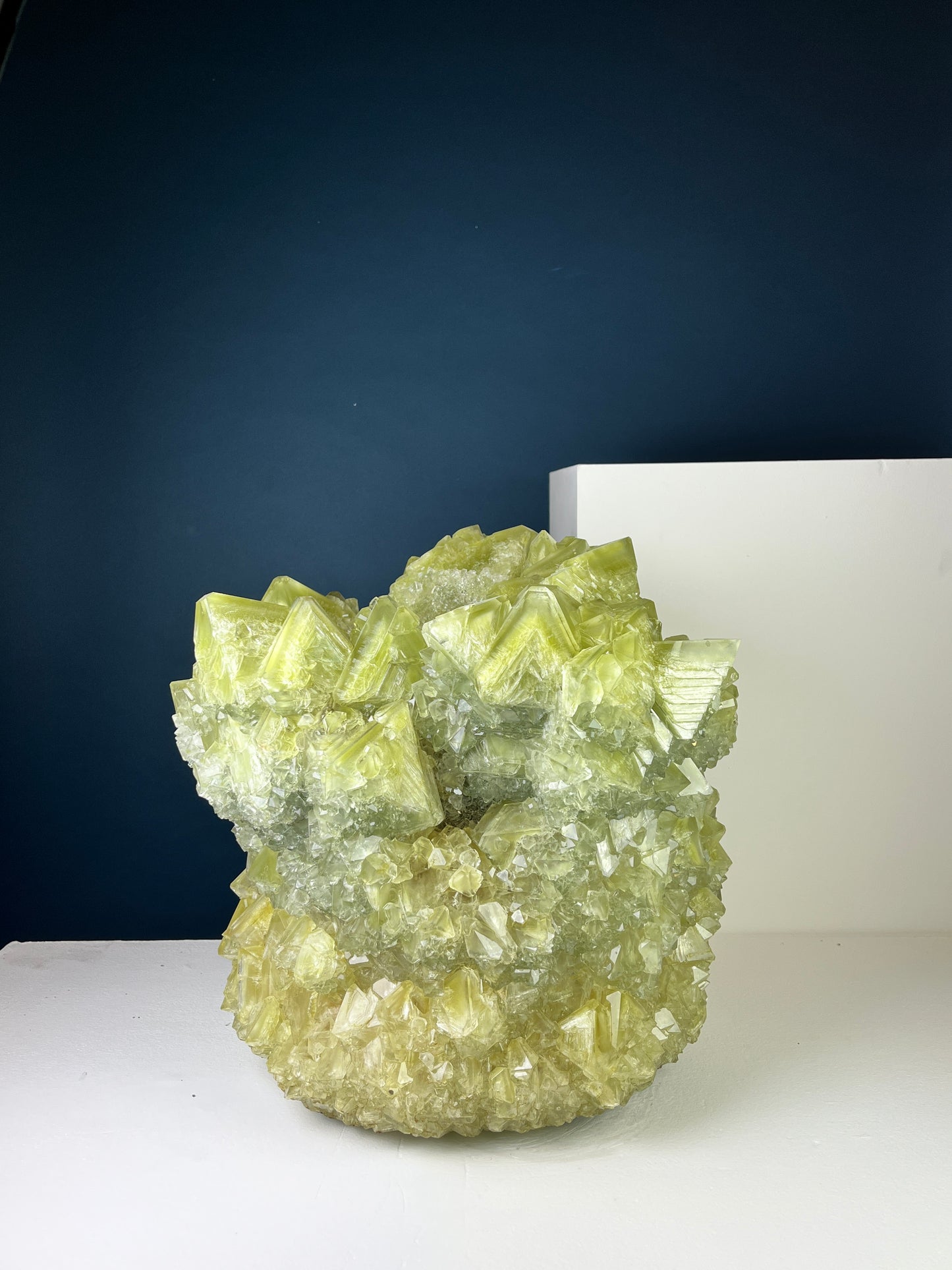 Crystal Vase Large -  Pistachio