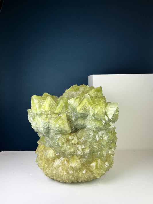 Crystal Vase Large -  Pistachio