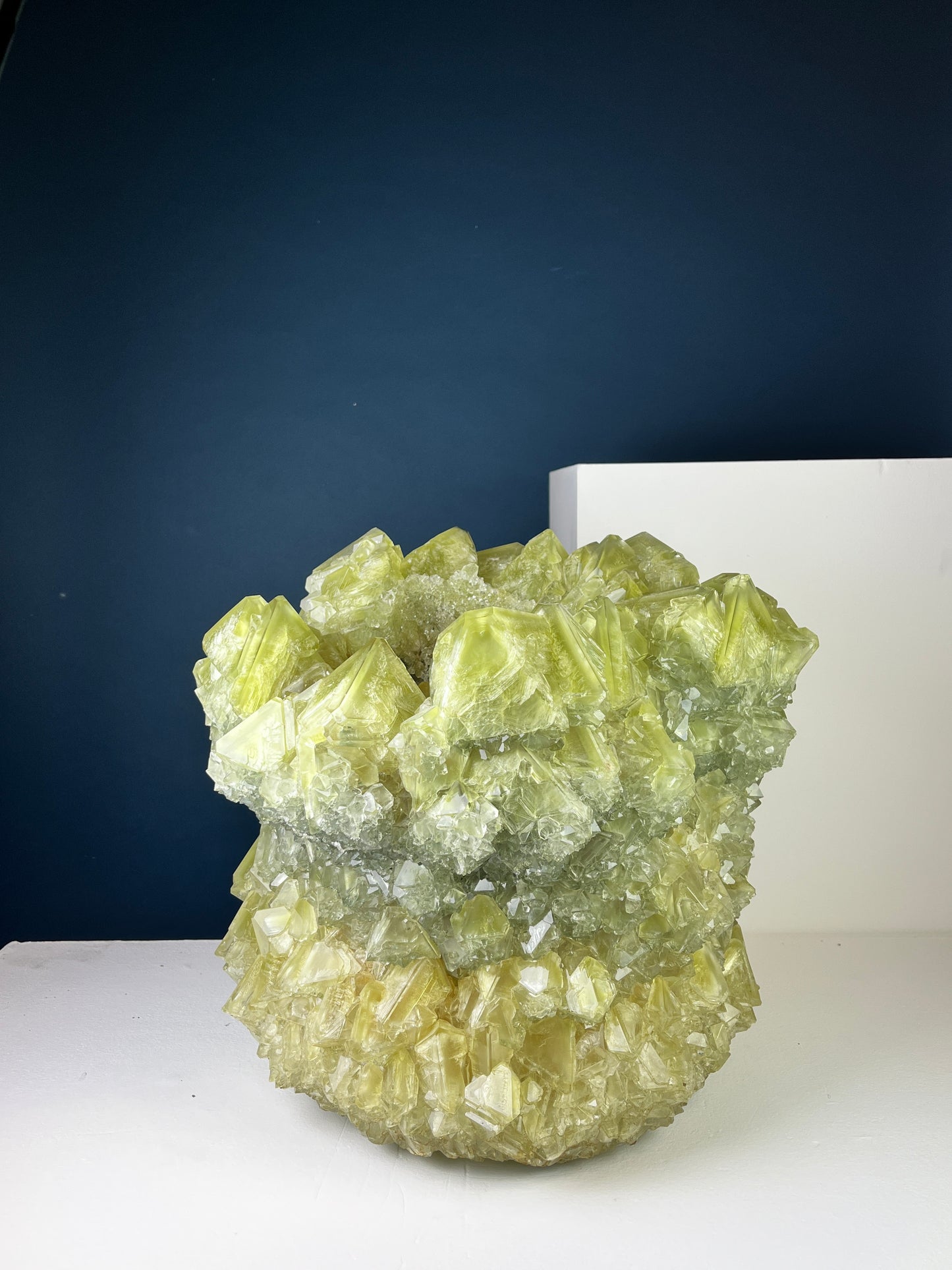 Crystal Vase Large -  Pistachio