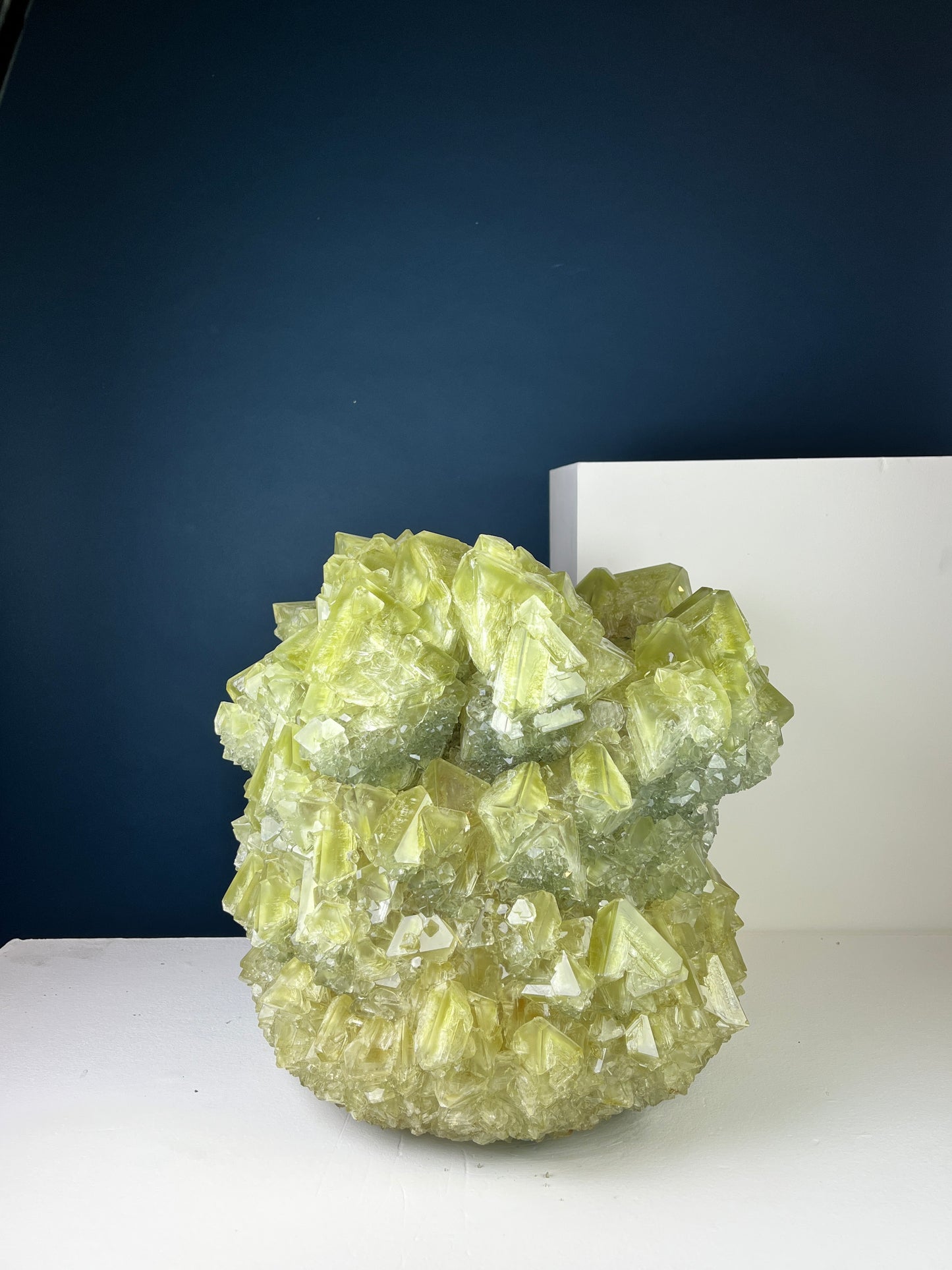 Crystal Vase Large -  Pistachio
