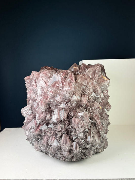 Crystal Vase Large -  Eggplant