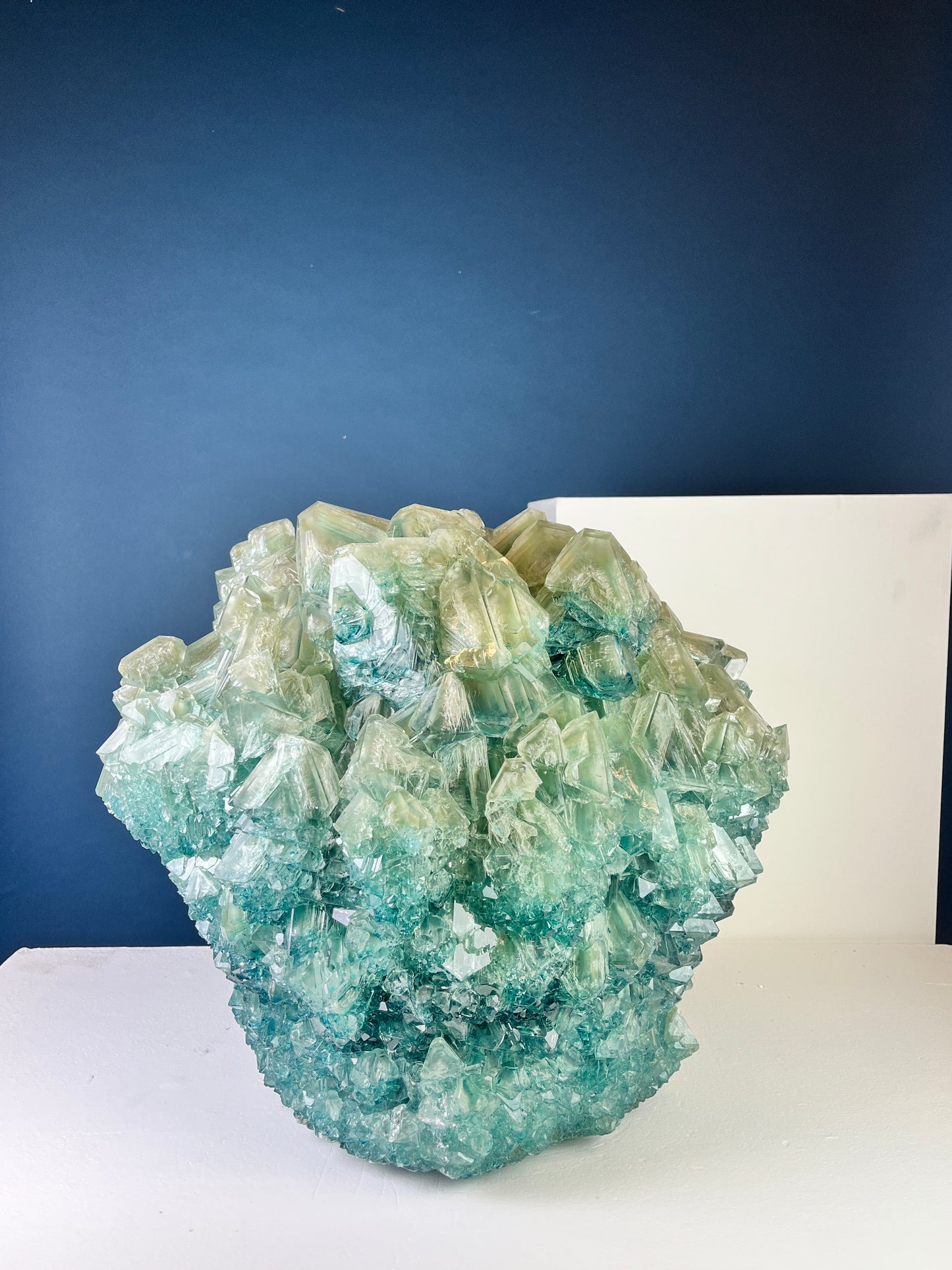 Crystal Vase Large -  Evergreen