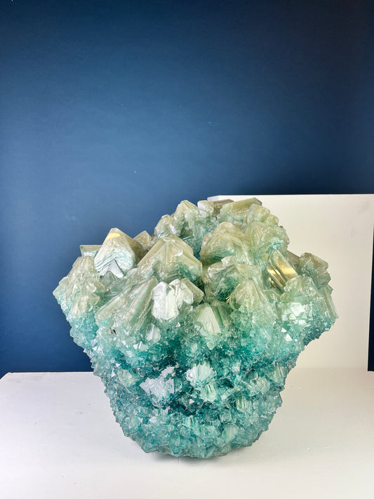Crystal Vase Large -  Evergreen
