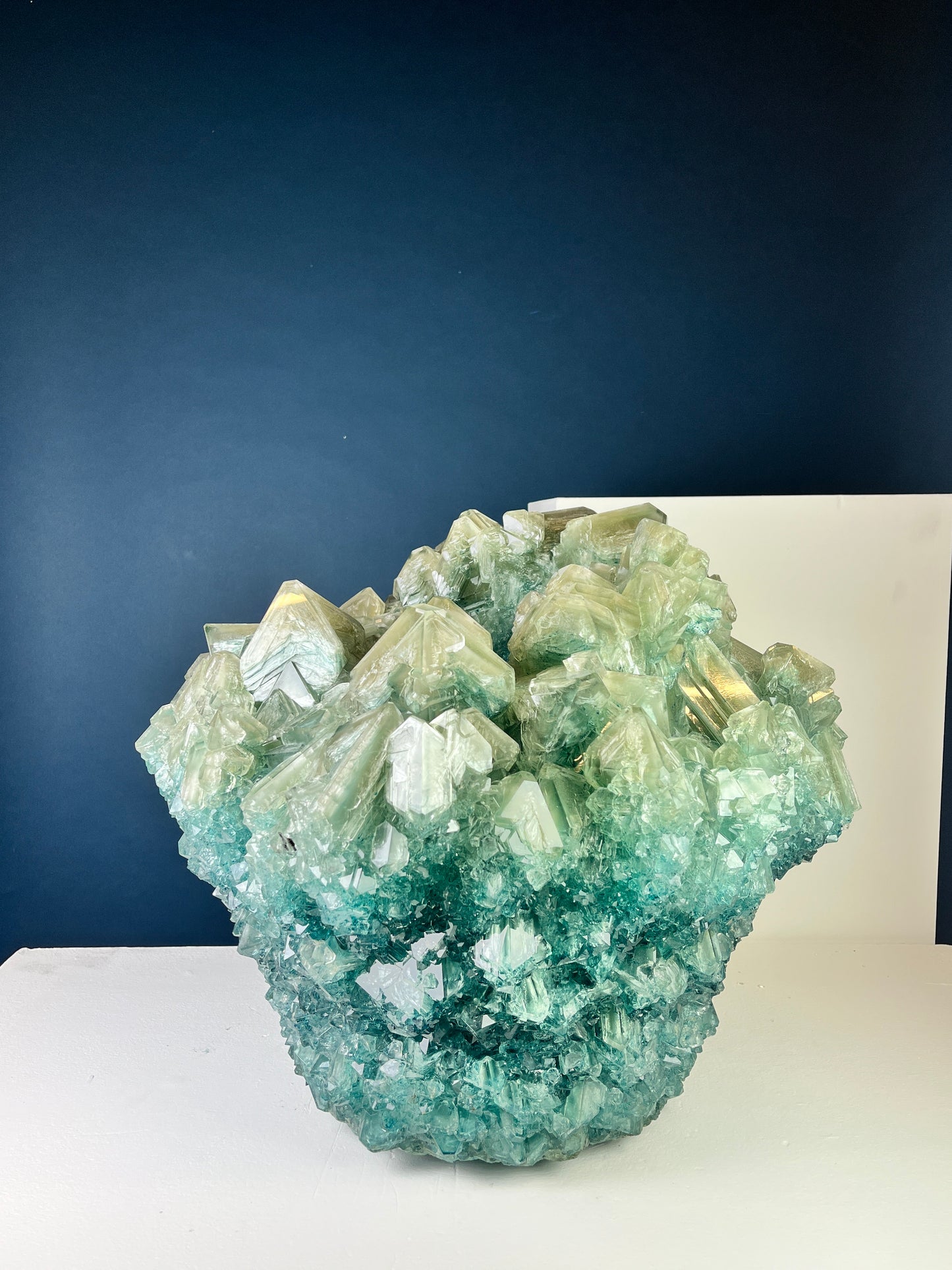 Crystal Vase Large -  Evergreen