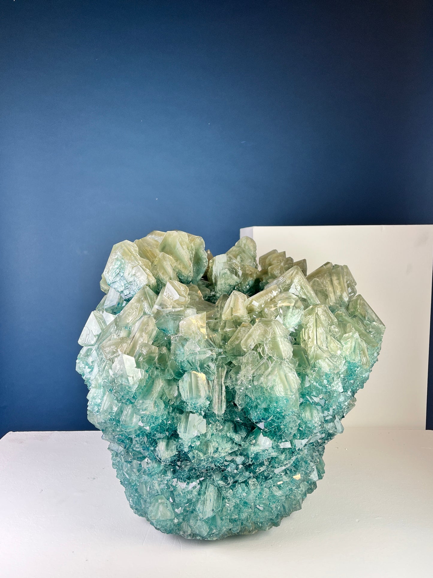Crystal Vase Large -  Evergreen