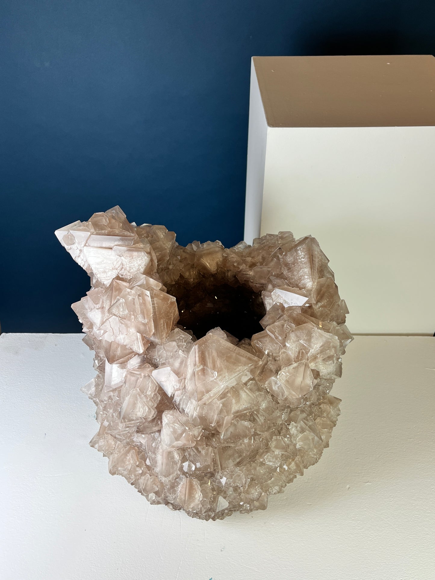 Crystal Vase Large -  Nude