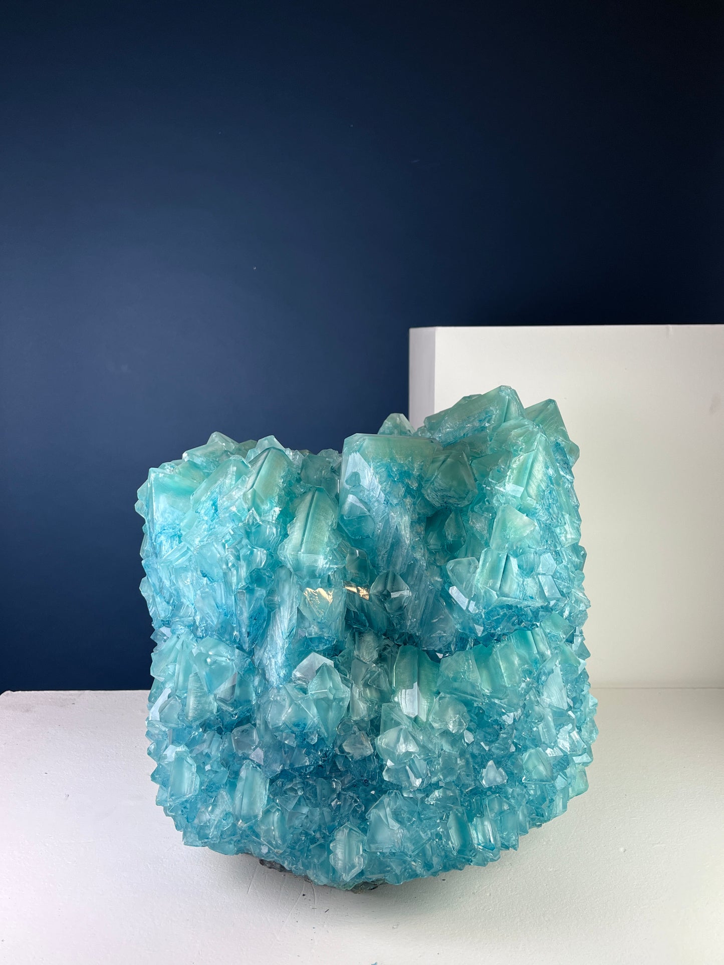 Crystal Vase Large -  Sea